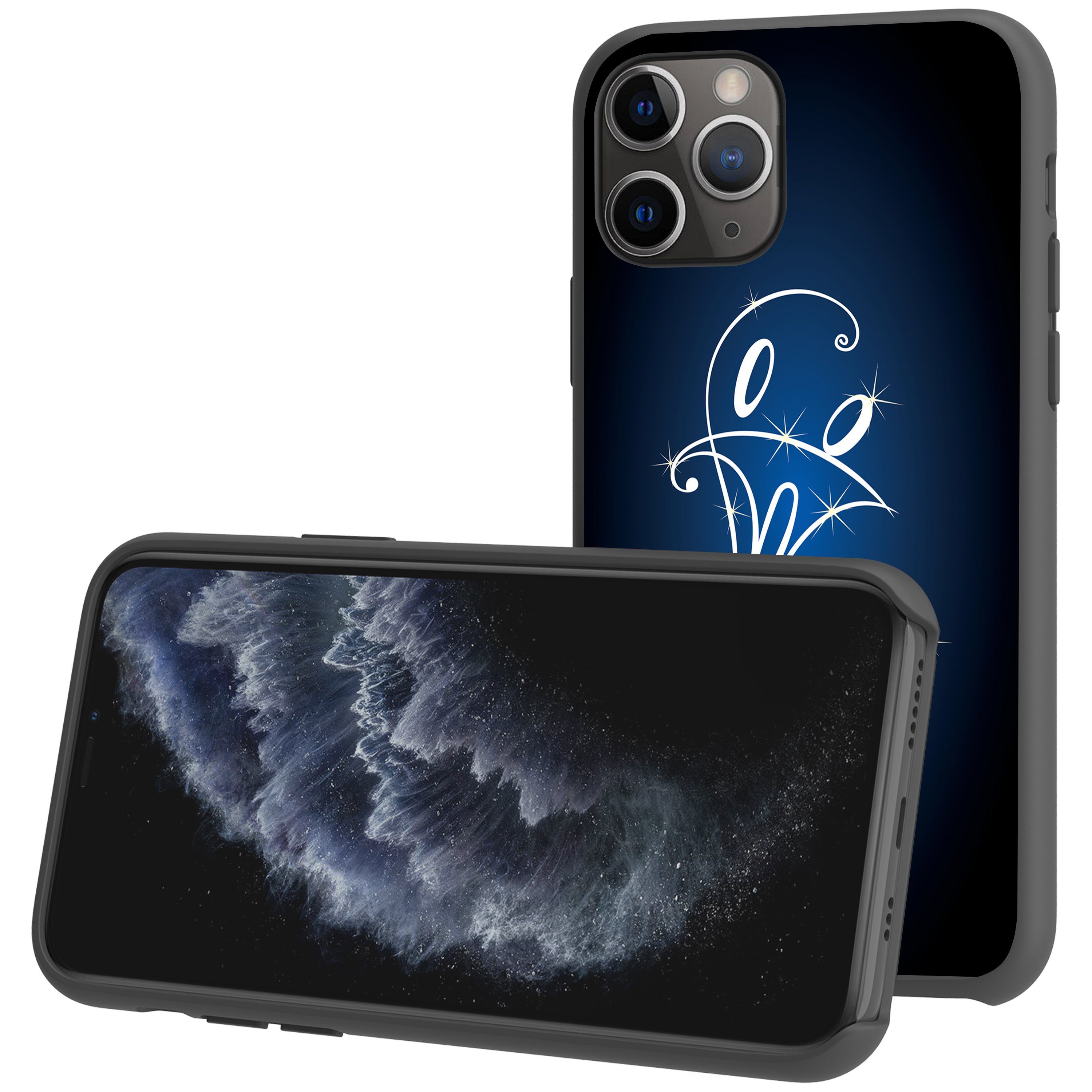 For Apple iPhone 11 Pro 5.8 Flexible Gray TPU Case - Zodiac Design iPhone Cases AtlasCase 