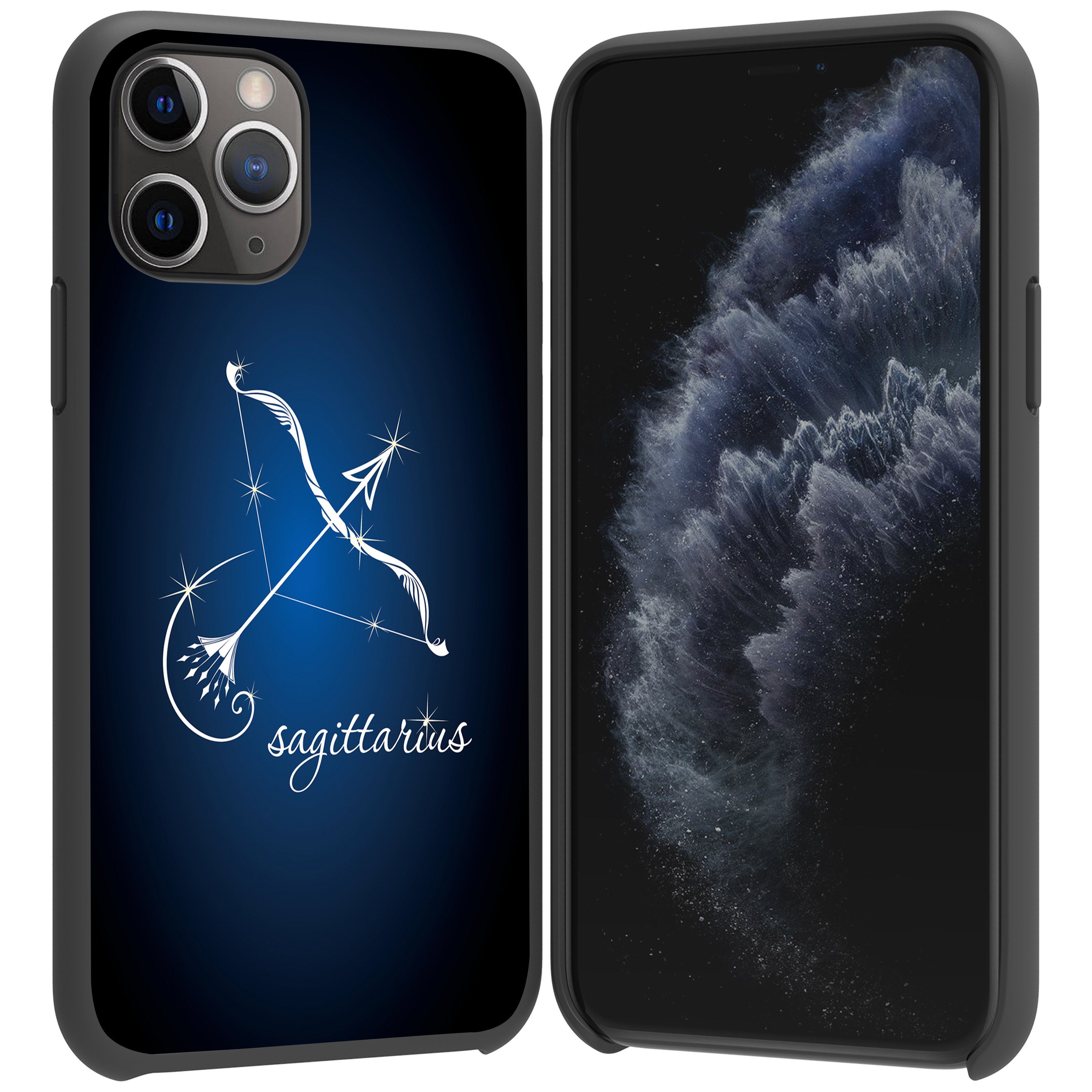 For Apple iPhone 11 Pro 5.8 Flexible Gray TPU Case - Zodiac Design iPhone Cases AtlasCase 