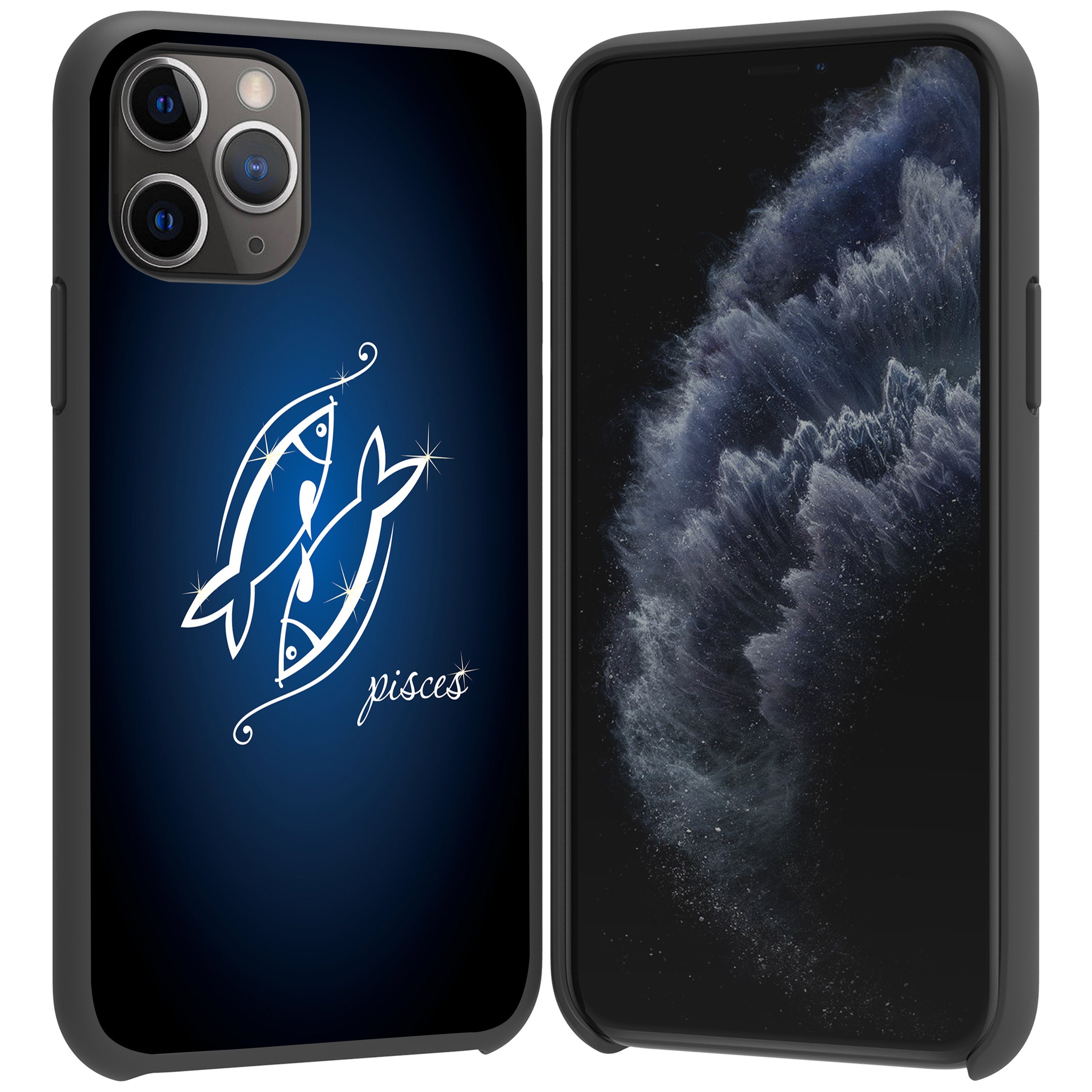 For Apple iPhone 11 Pro 5.8 Flexible Gray TPU Case - Zodiac Design iPhone Cases AtlasCase 