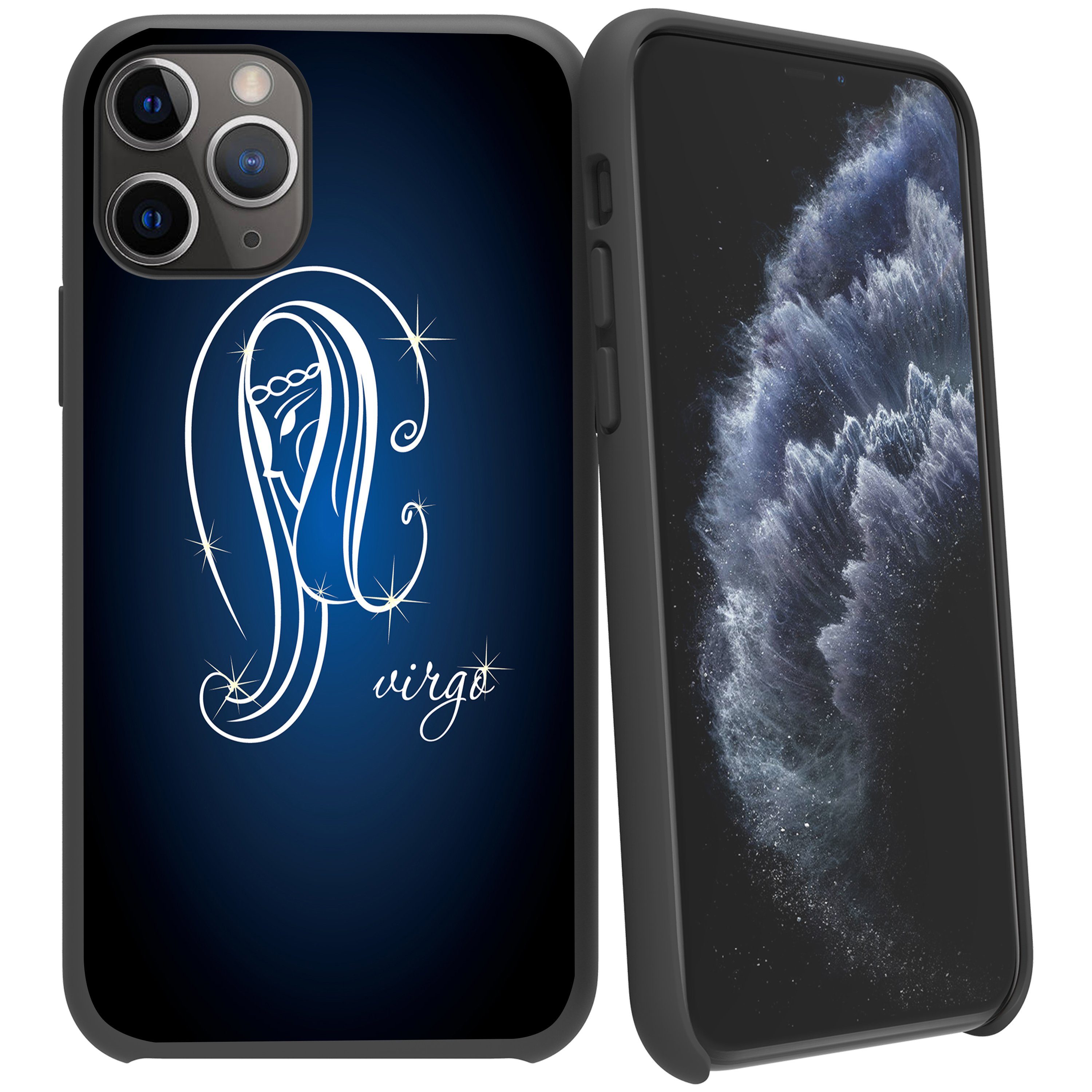 For Apple iPhone 11 Pro 5.8 Flexible Gray TPU Case - Zodiac Design iPhone Cases AtlasCase 