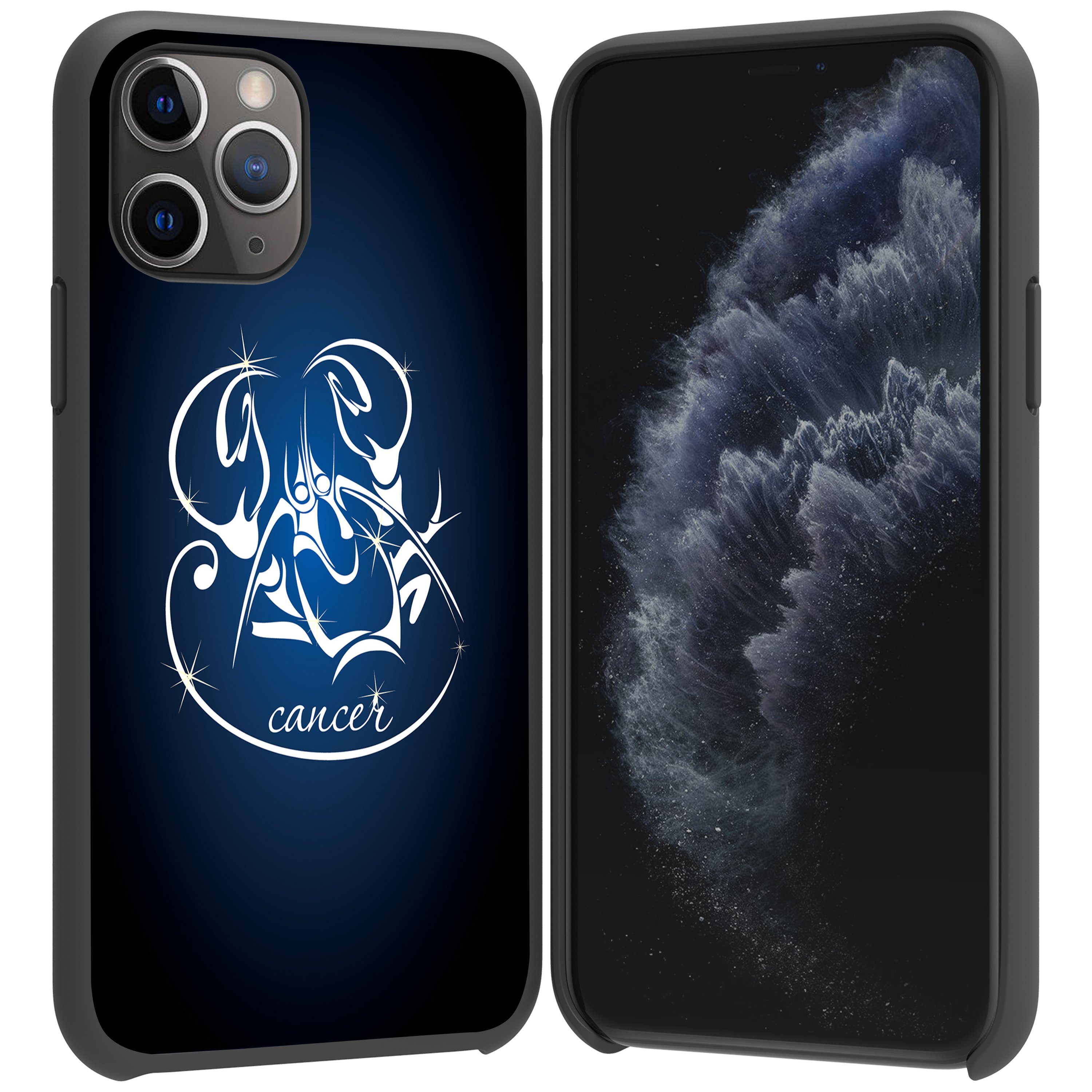 For Apple iPhone 11 Pro 5.8 Flexible Gray TPU Case - Zodiac Design iPhone Cases AtlasCase 