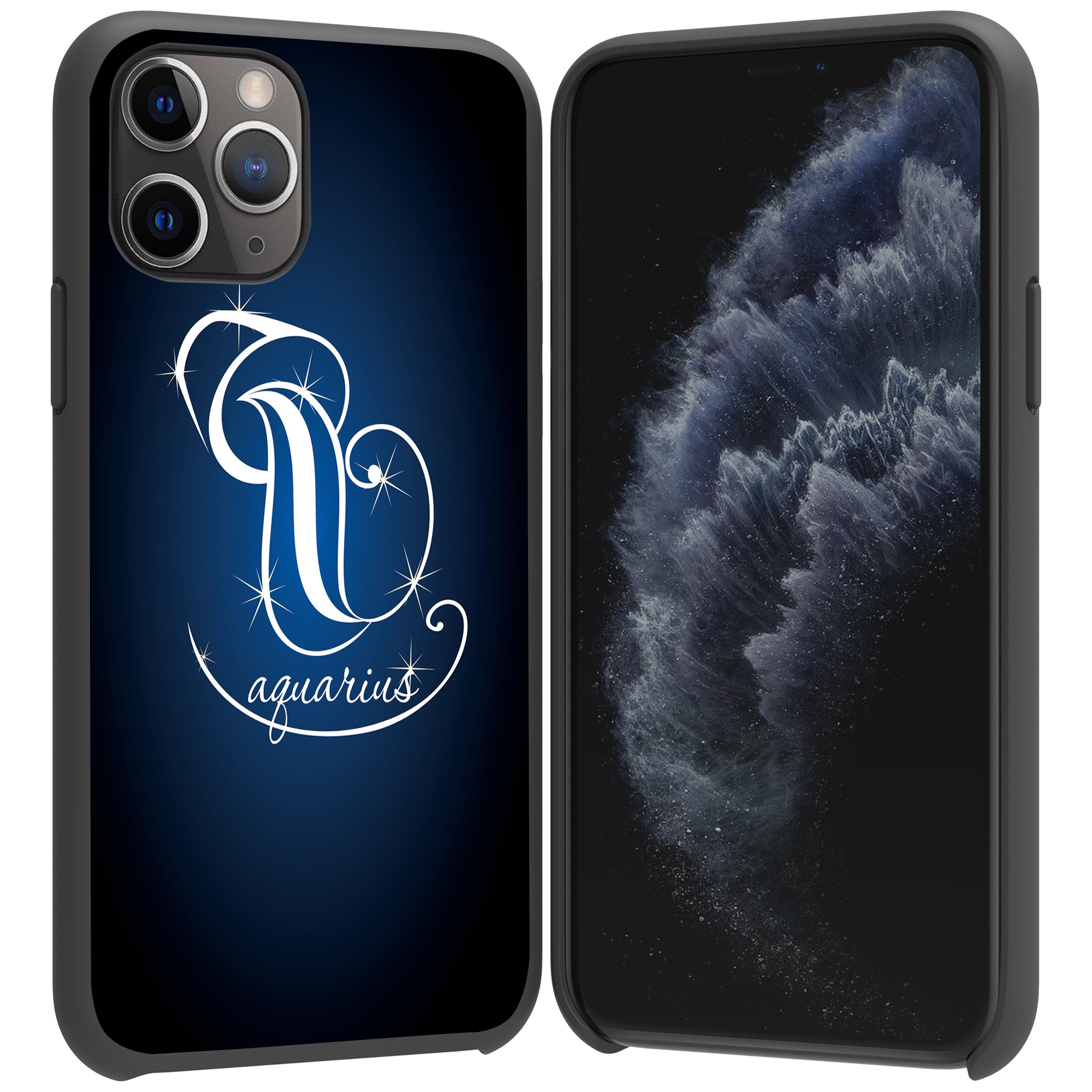 For Apple iPhone 11 Pro 5.8 Flexible Gray TPU Case - Zodiac Design iPhone Cases AtlasCase 