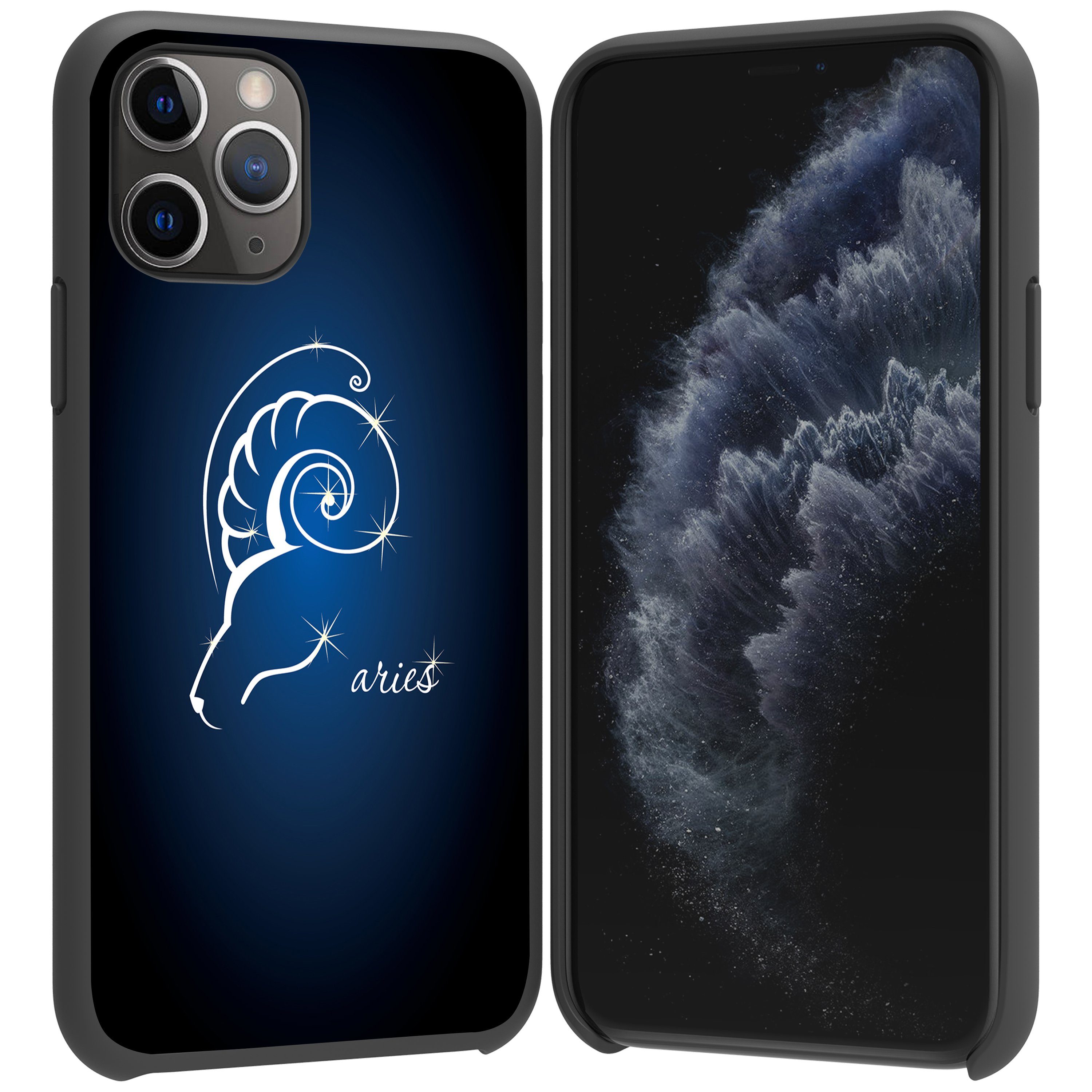 For Apple iPhone 11 Pro 5.8 Flexible Gray TPU Case - Zodiac Design iPhone Cases AtlasCase 