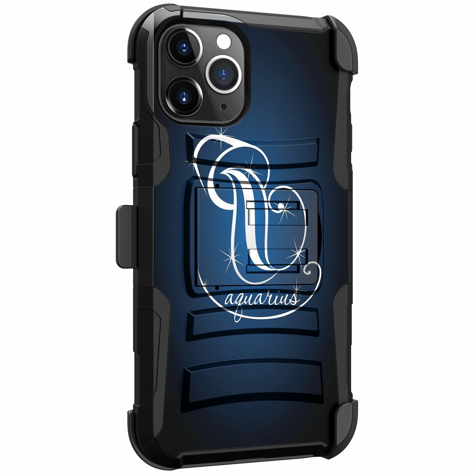 For Apple iPhone 11 PRO MAX 6.5 Holster & Kickstand Case Zodiac iPhone Cases AtlasCase 