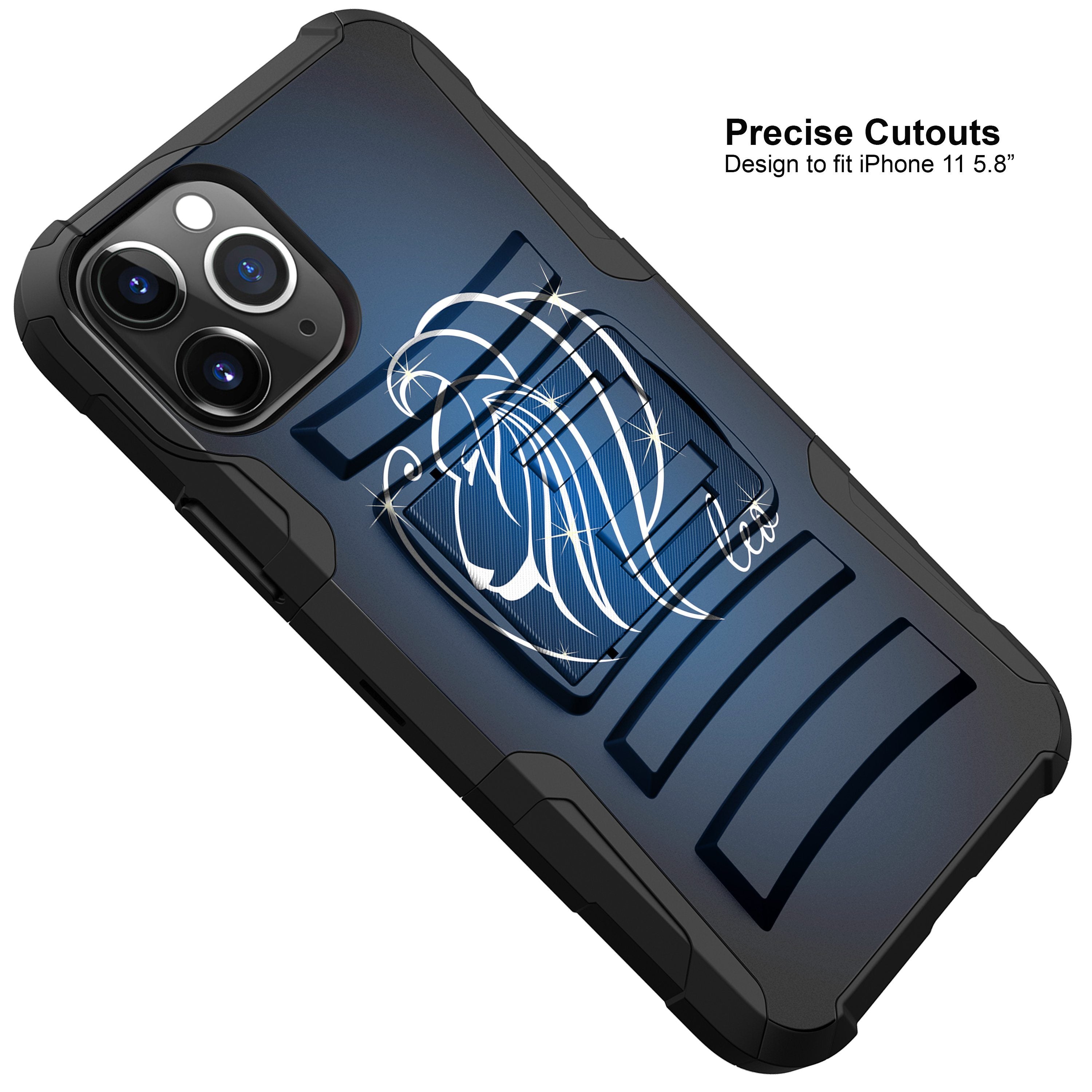 For Apple iPhone 11 PRO MAX 6.5 Holster & Kickstand Case Zodiac iPhone Cases AtlasCase 