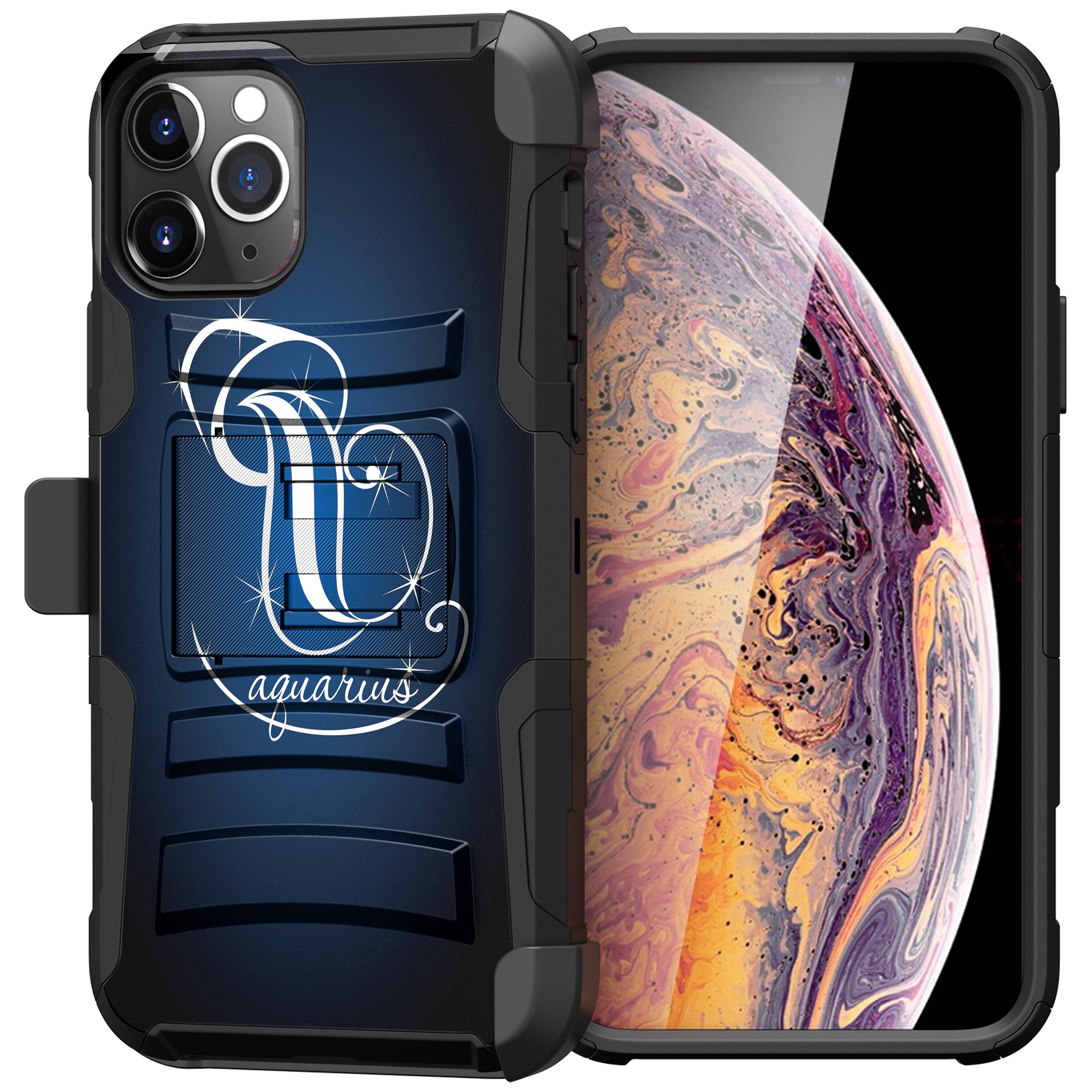 For Apple iPhone 11 PRO MAX 6.5 Holster & Kickstand Case Zodiac iPhone Cases AtlasCase 