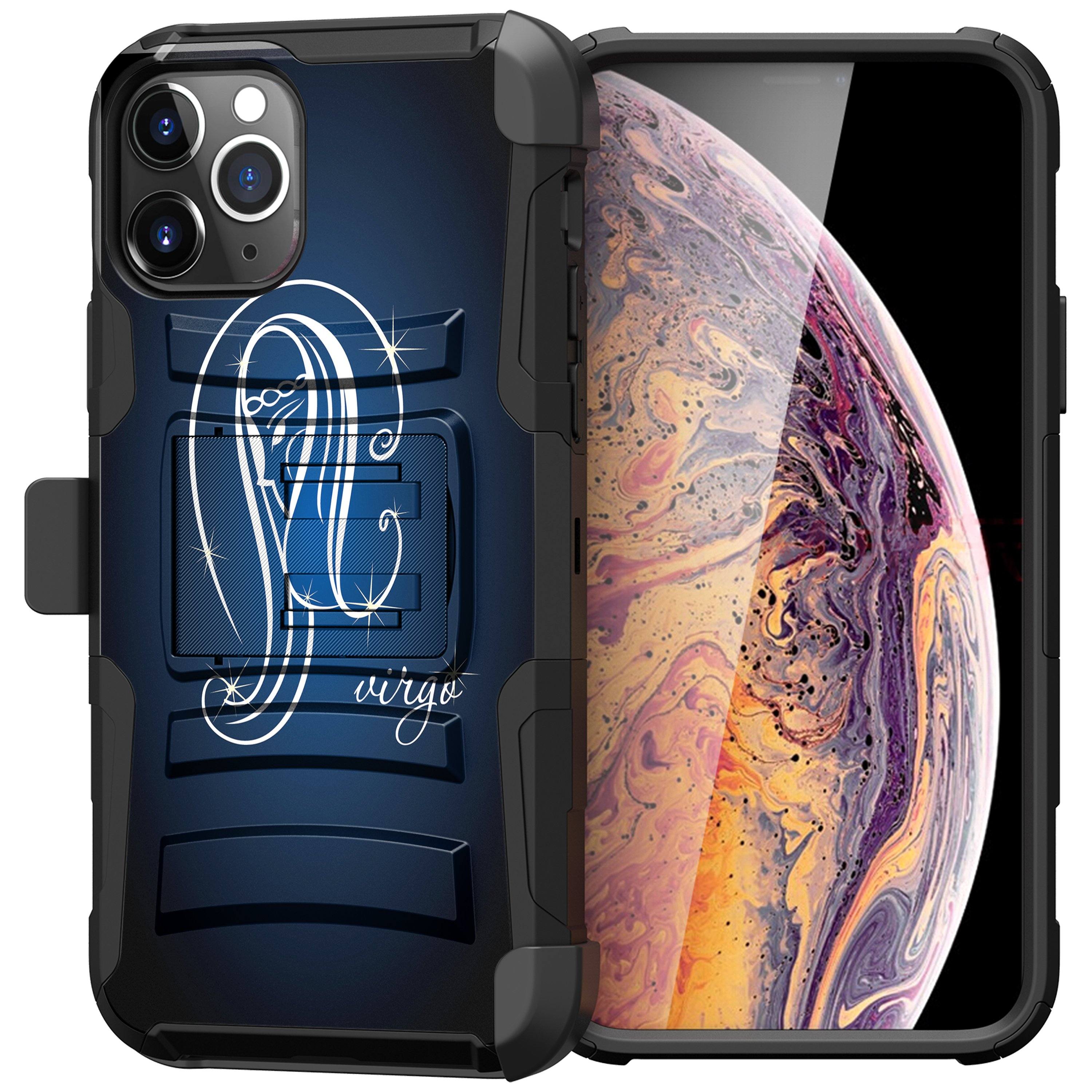 For Apple iPhone 11 PRO MAX 6.5 Holster & Kickstand Case Zodiac iPhone Cases AtlasCase 