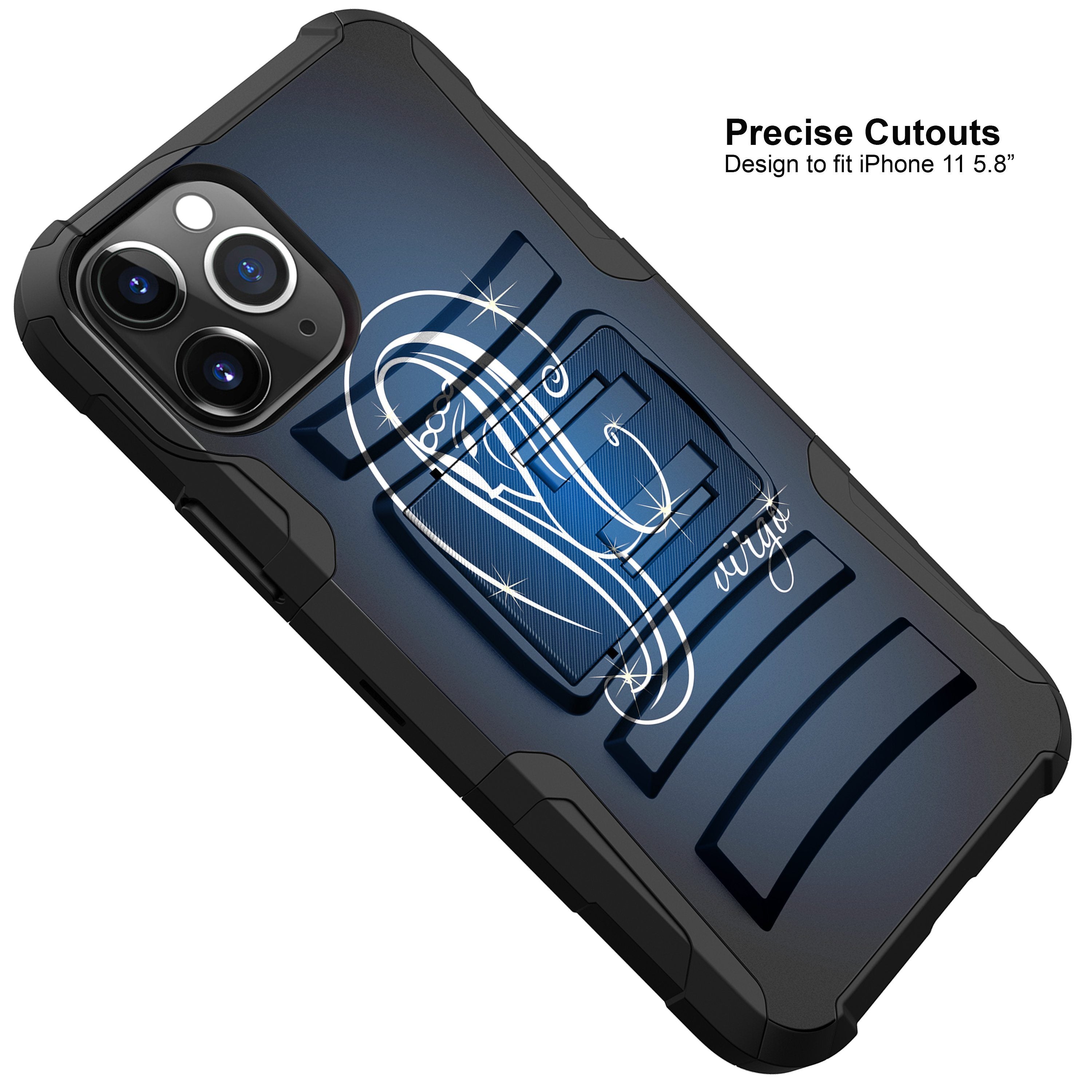 For Apple iPhone 11 PRO MAX 6.5 Holster & Kickstand Case Zodiac iPhone Cases AtlasCase 