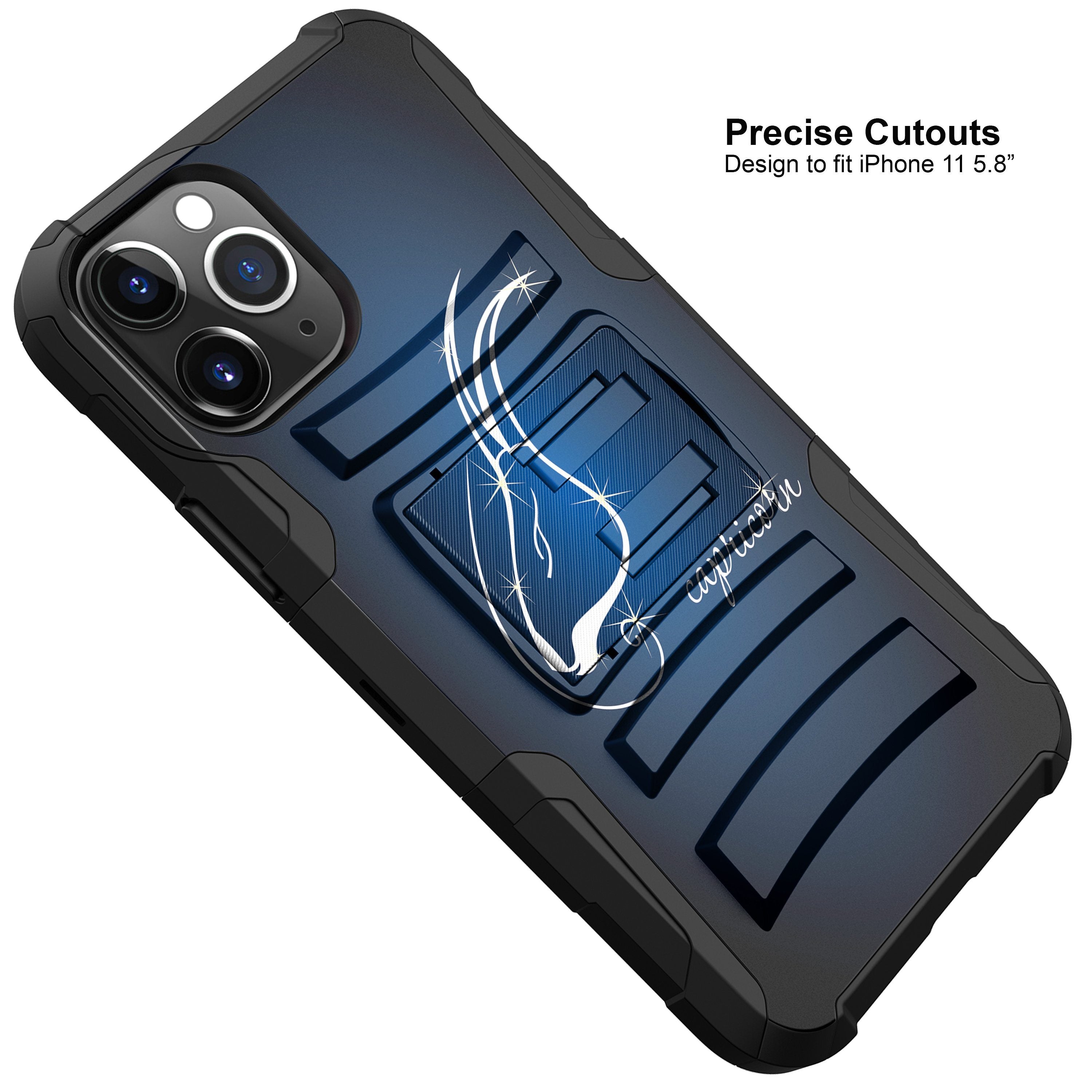 For Apple iPhone 11 PRO MAX 6.5 Holster & Kickstand Case Zodiac iPhone Cases AtlasCase 