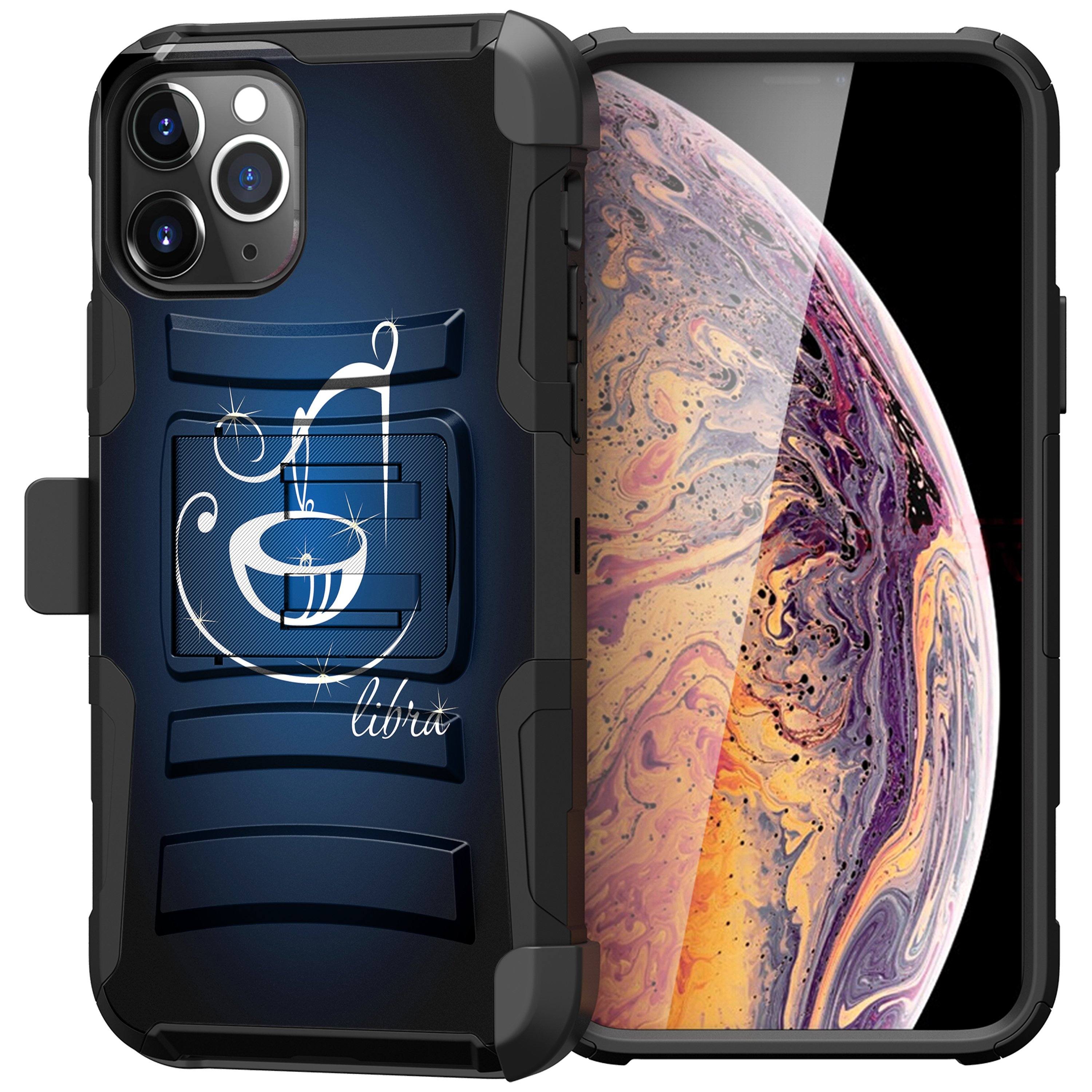 For Apple iPhone 11 PRO MAX 6.5 Holster & Kickstand Case Zodiac iPhone Cases AtlasCase 