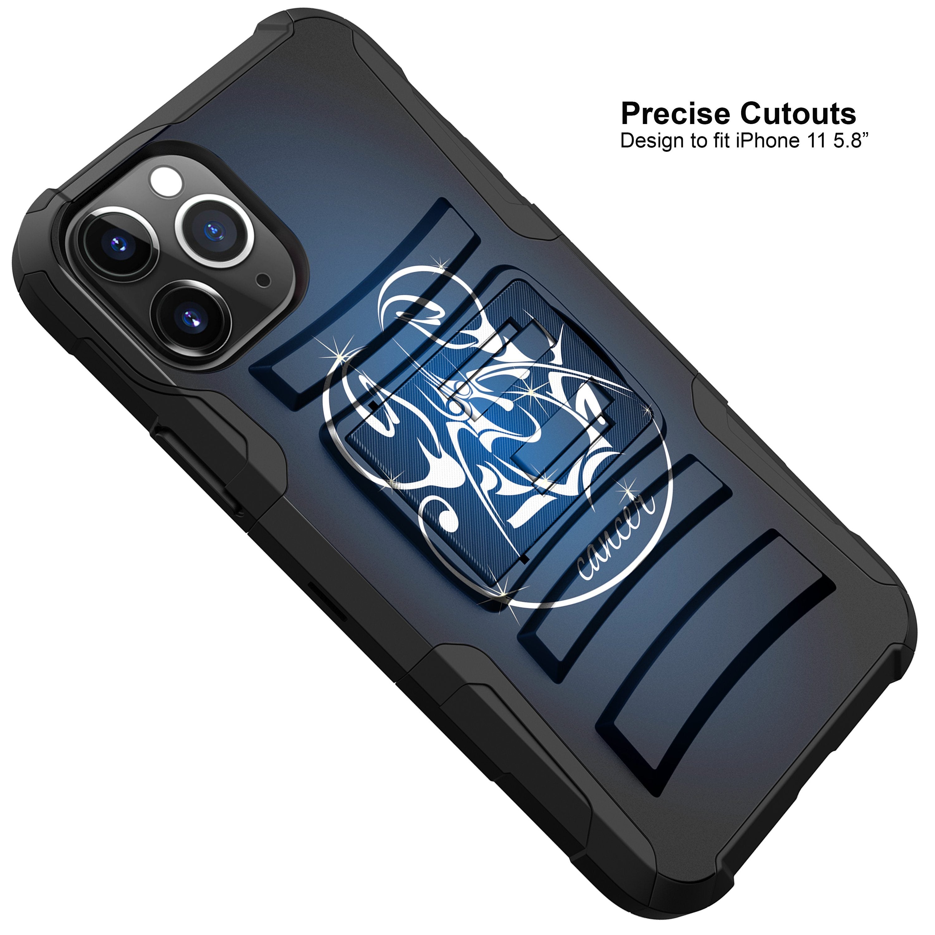 For Apple iPhone 11 PRO MAX 6.5 Holster & Kickstand Case Zodiac iPhone Cases AtlasCase 