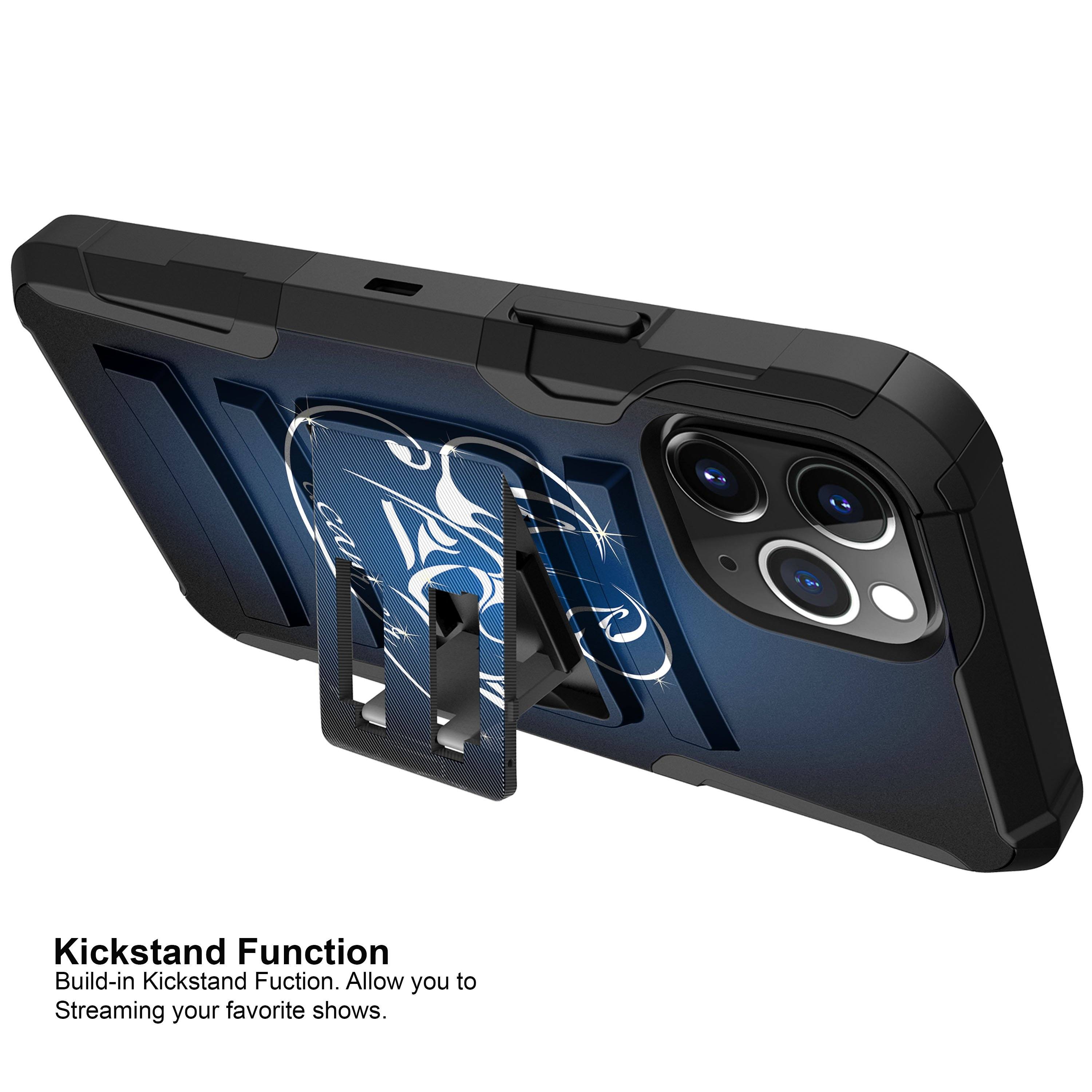 For Apple iPhone 11 PRO MAX 6.5 Holster & Kickstand Case Zodiac iPhone Cases AtlasCase 