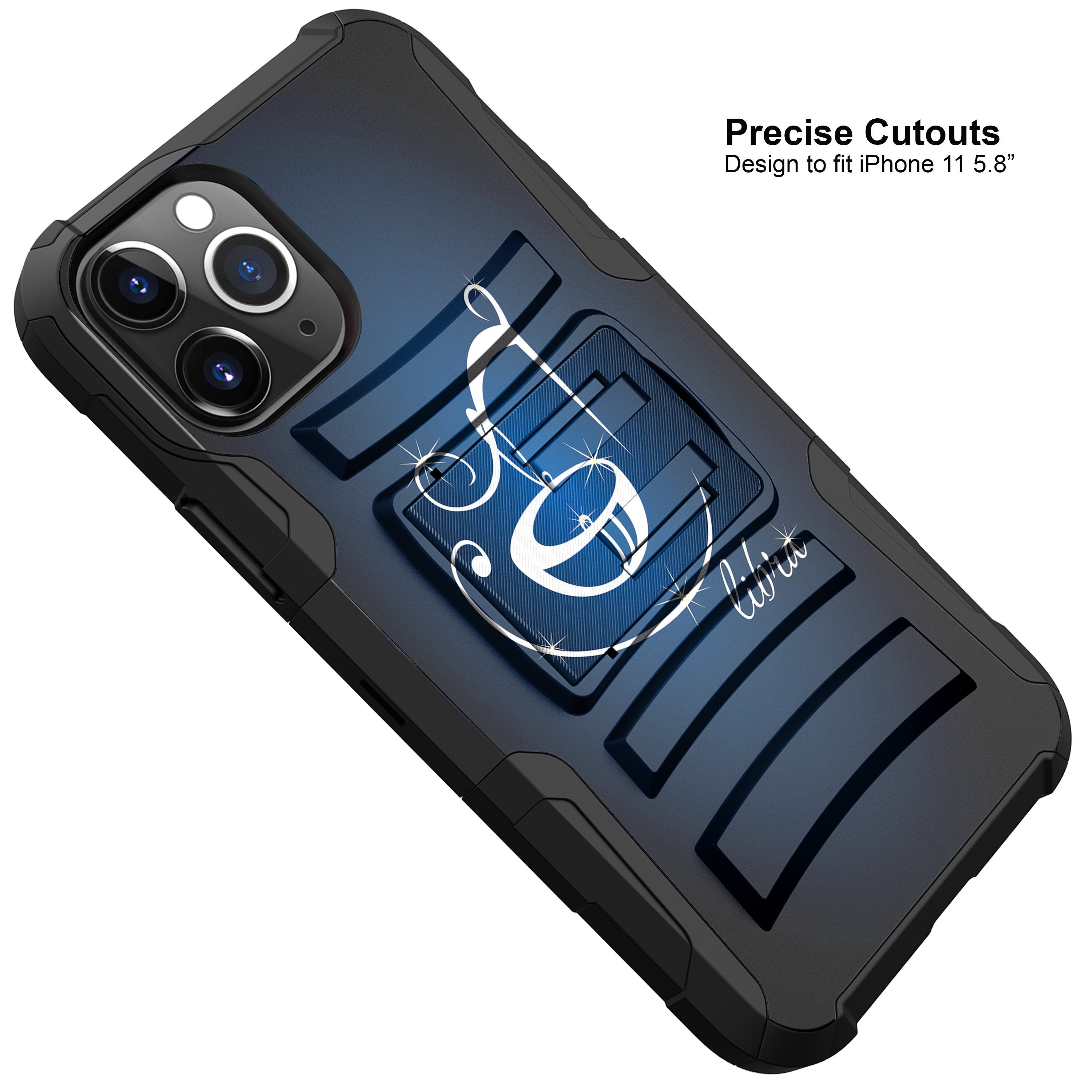 For Apple iPhone 11 PRO MAX 6.5 Holster & Kickstand Case Zodiac iPhone Cases AtlasCase 