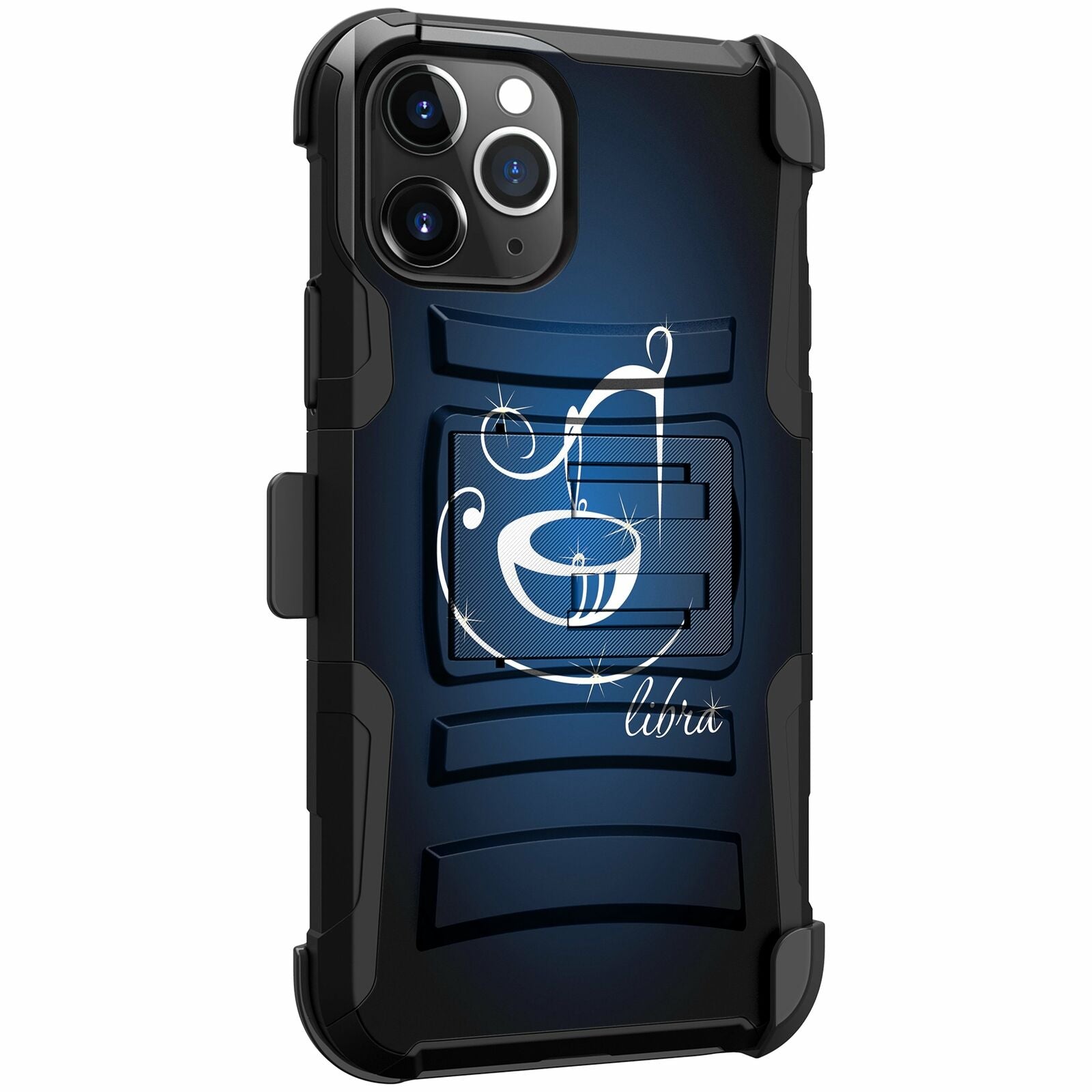 For Apple iPhone 11 PRO MAX 6.5 Holster & Kickstand Case Zodiac iPhone Cases AtlasCase Libra 