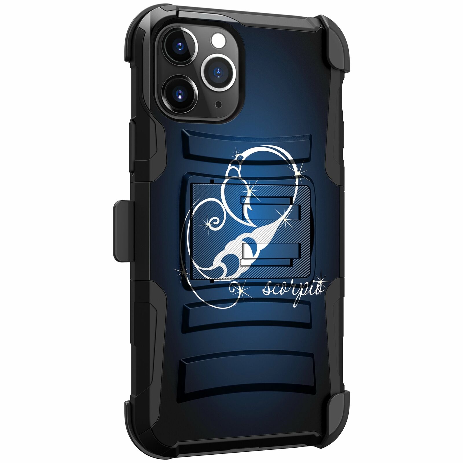 For Apple iPhone 11 PRO MAX 6.5 Holster & Kickstand Case Zodiac iPhone Cases AtlasCase Scorpio 