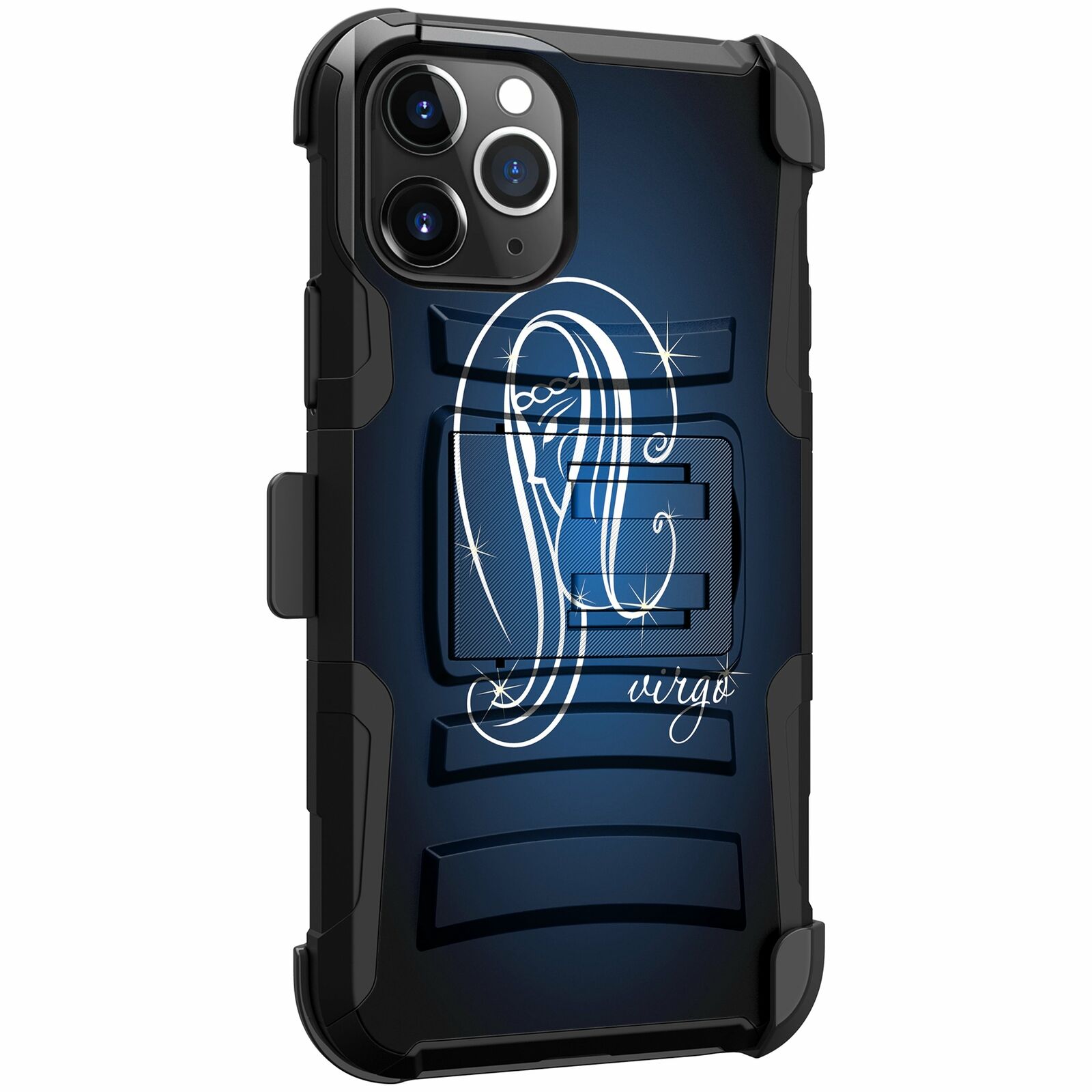 For Apple iPhone 11 PRO MAX 6.5 Holster & Kickstand Case Zodiac iPhone Cases AtlasCase Virgo 