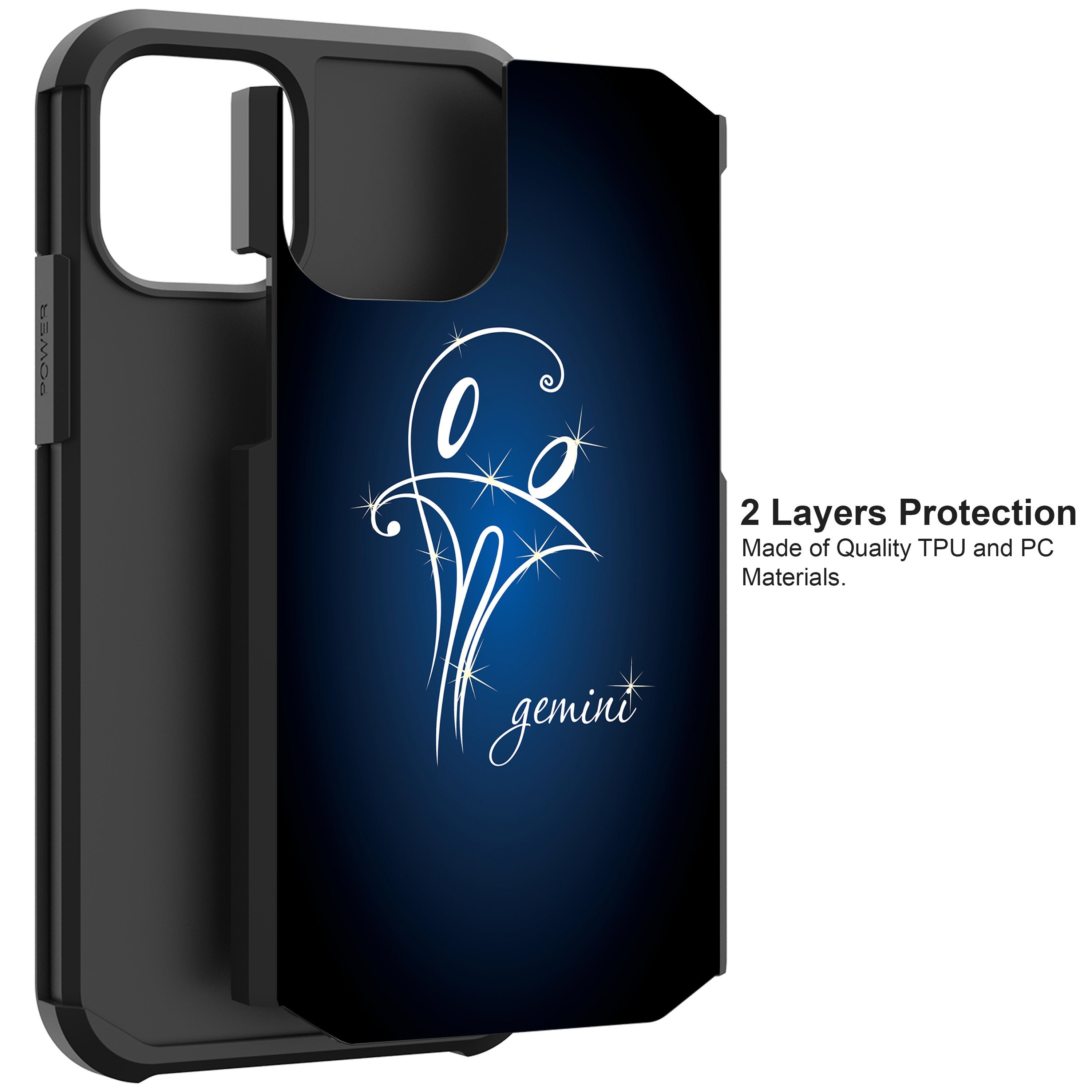 For Apple iPhone 11 PRO MAX (6.5) Slim Protective Dual Layer Case Zodiac iPhone Cases AtlasCase 