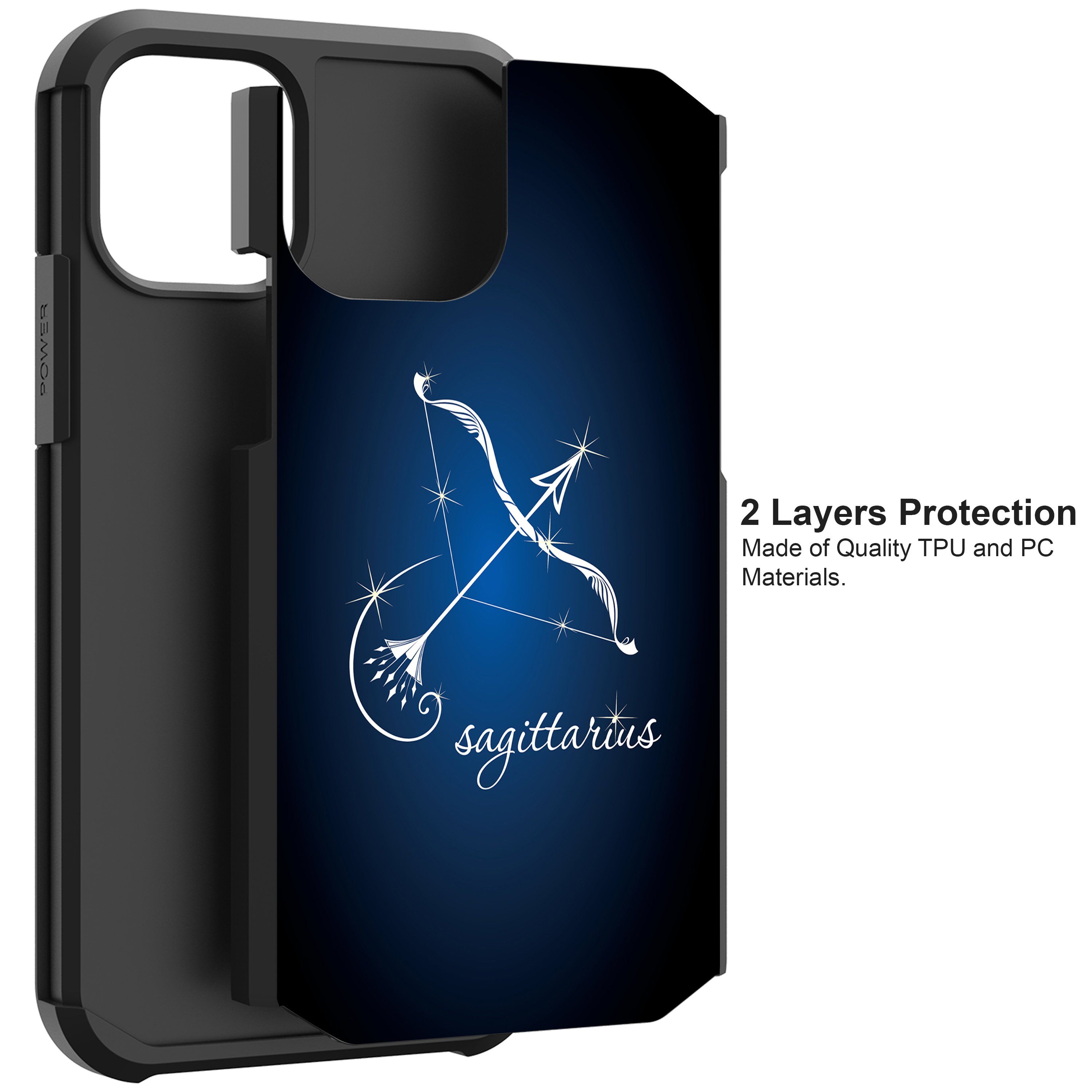 For Apple iPhone 11 PRO MAX (6.5) Slim Protective Dual Layer Case Zodiac iPhone Cases AtlasCase 