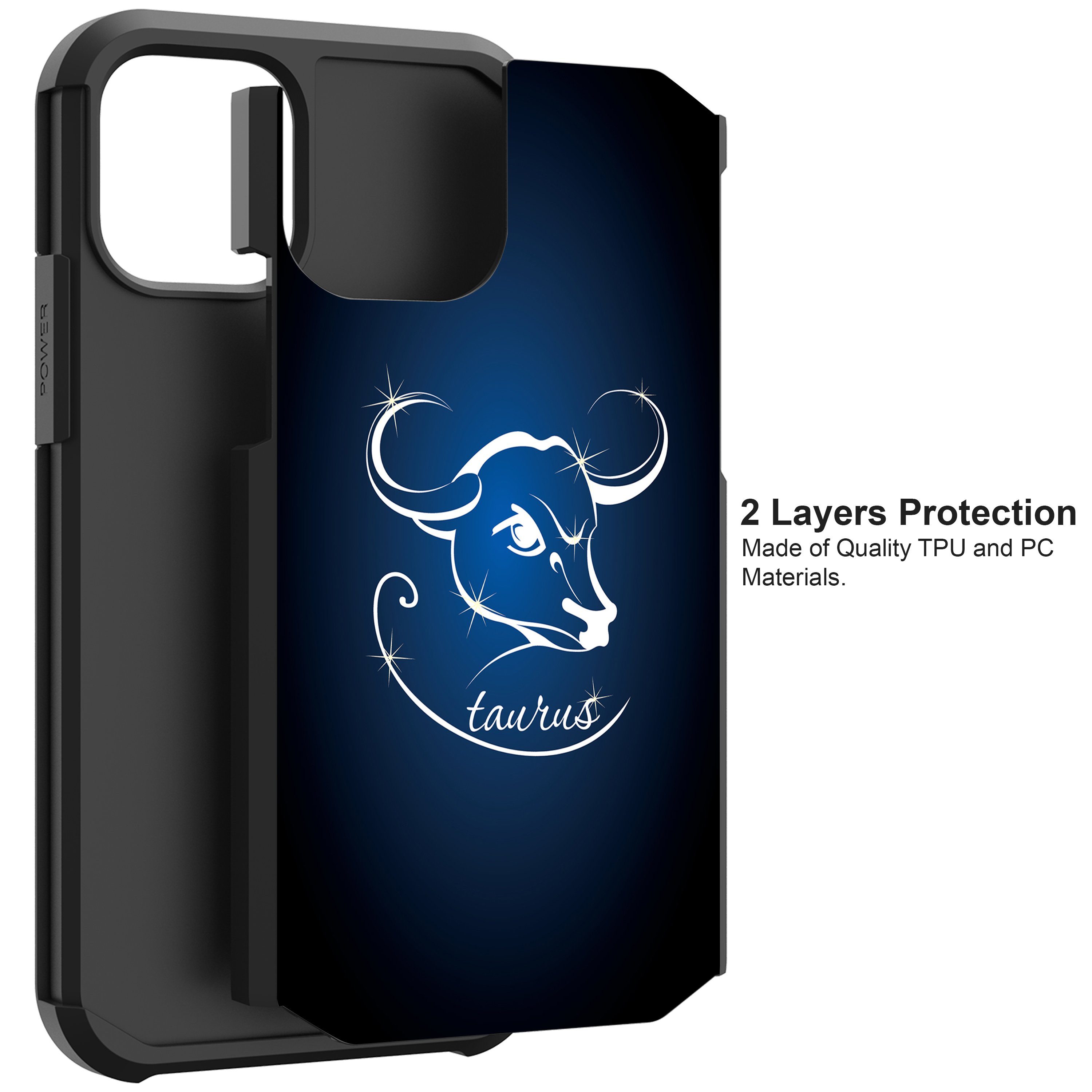 For Apple iPhone 11 PRO MAX (6.5) Slim Protective Dual Layer Case Zodiac iPhone Cases AtlasCase 