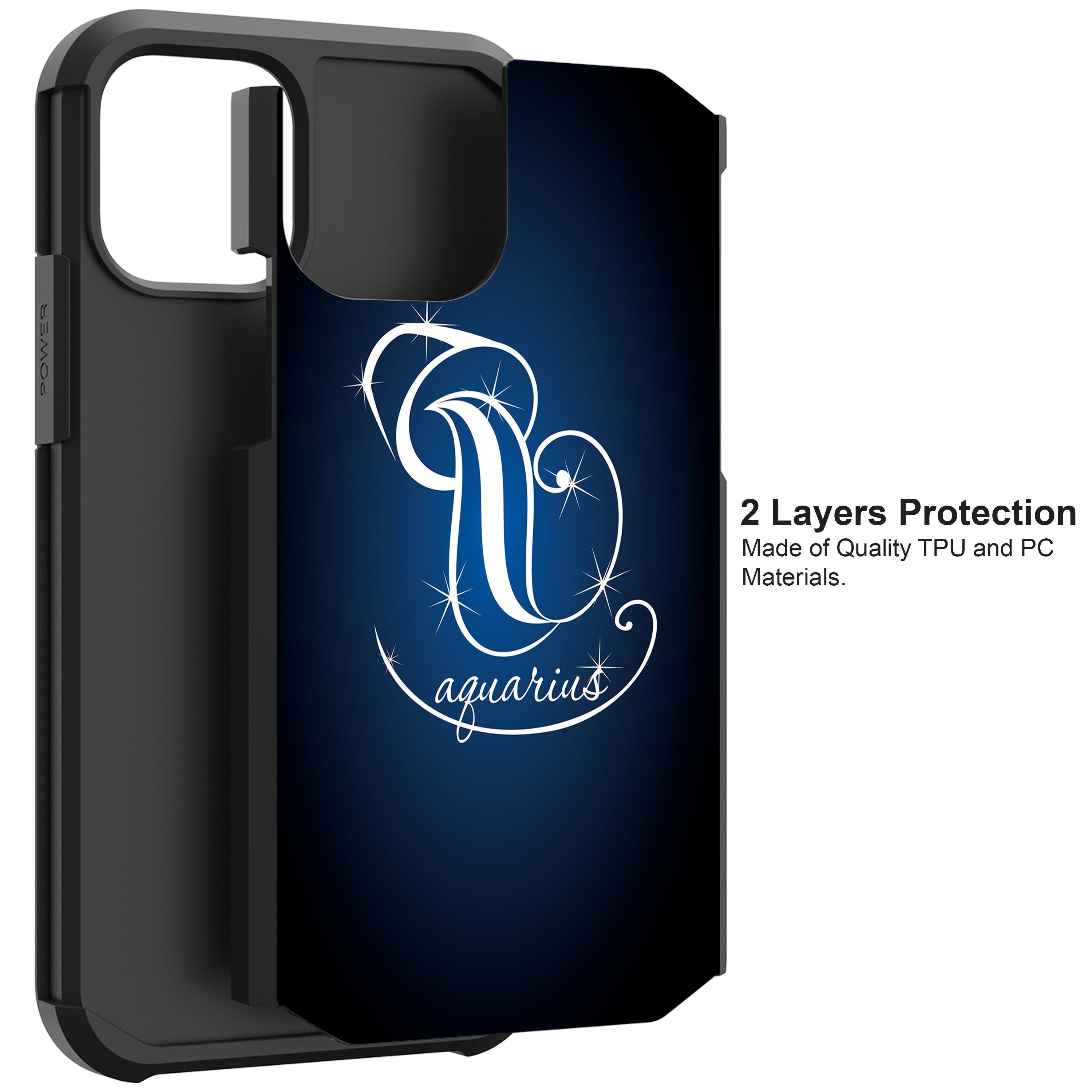 For Apple iPhone 11 PRO MAX (6.5) Slim Protective Dual Layer Case Zodiac iPhone Cases AtlasCase 