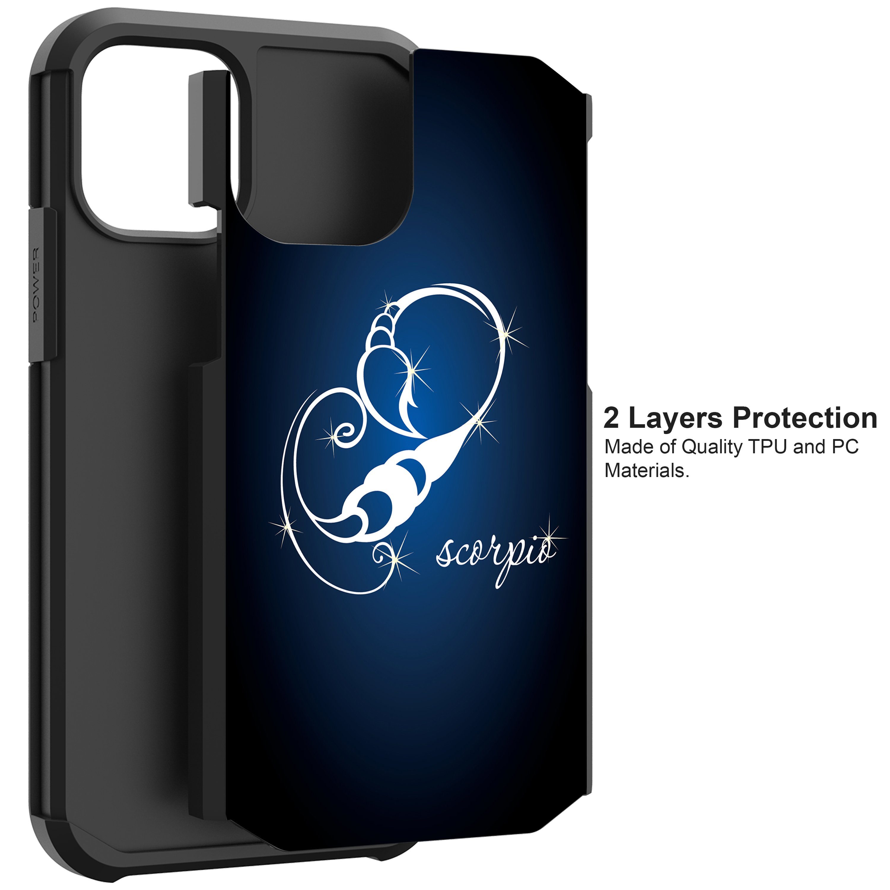 For Apple iPhone 11 PRO MAX (6.5) Slim Protective Dual Layer Case Zodiac iPhone Cases AtlasCase 