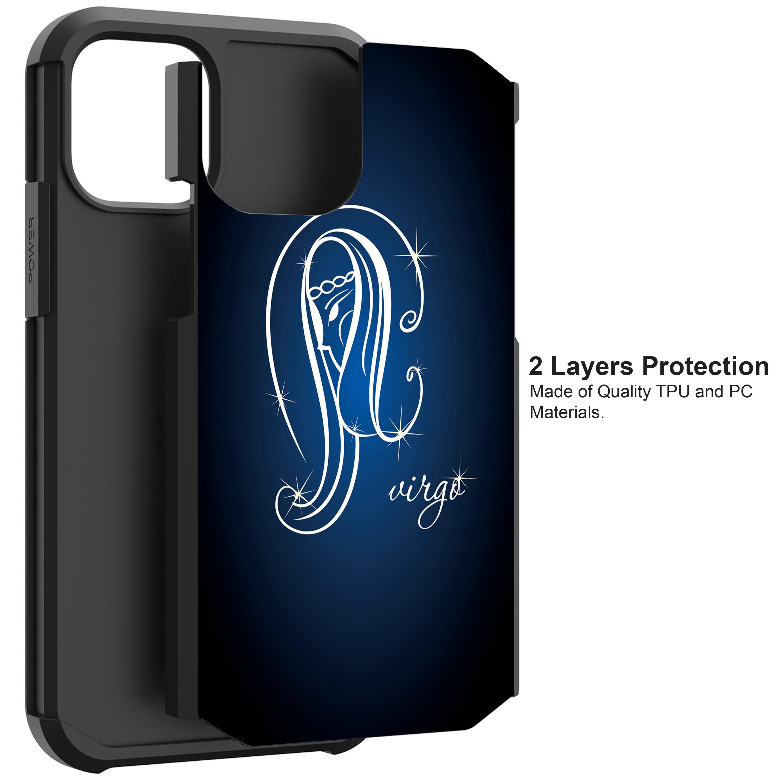 For Apple iPhone 11 PRO MAX (6.5) Slim Protective Dual Layer Case Zodiac iPhone Cases AtlasCase 