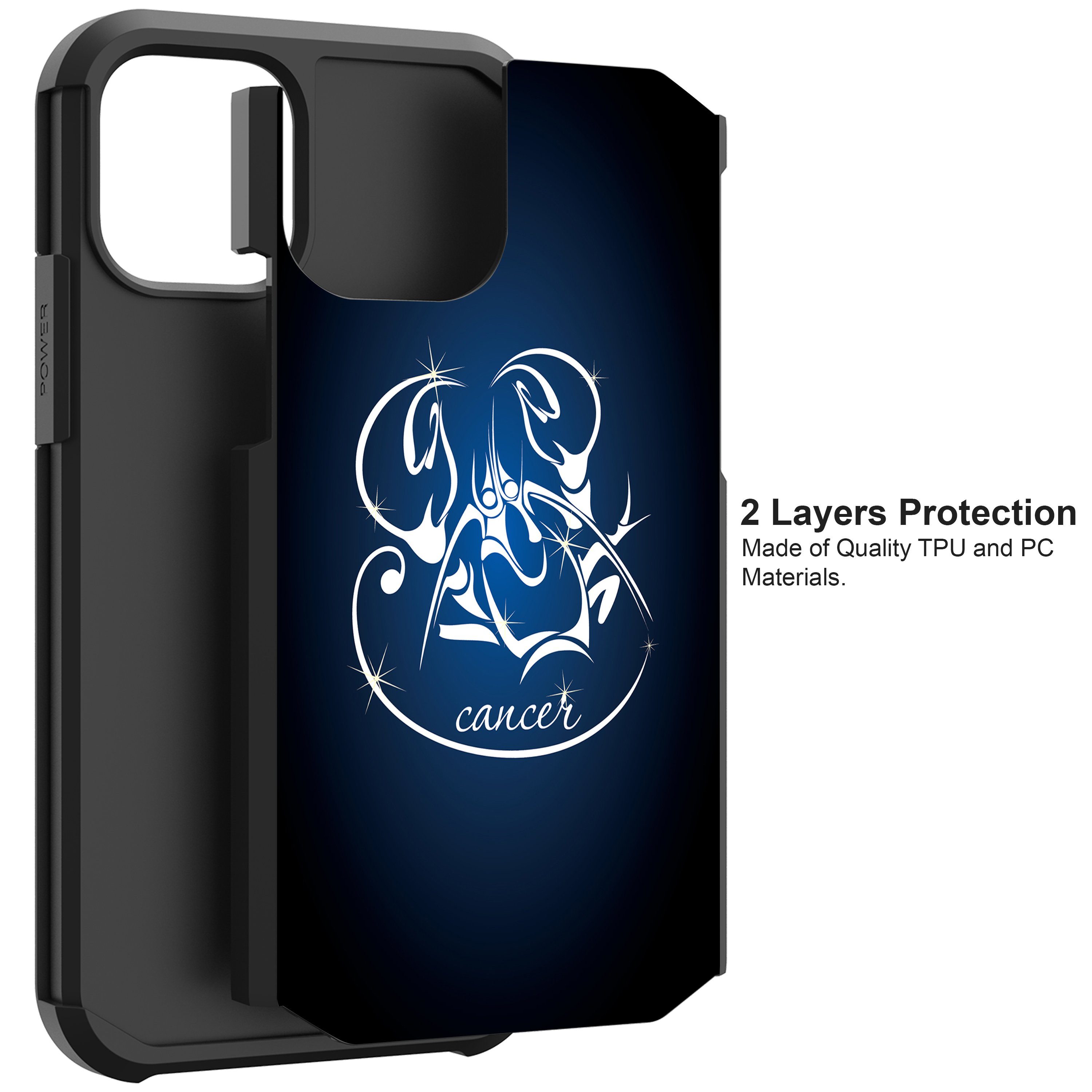 For Apple iPhone 11 PRO MAX (6.5) Slim Protective Dual Layer Case Zodiac iPhone Cases AtlasCase 