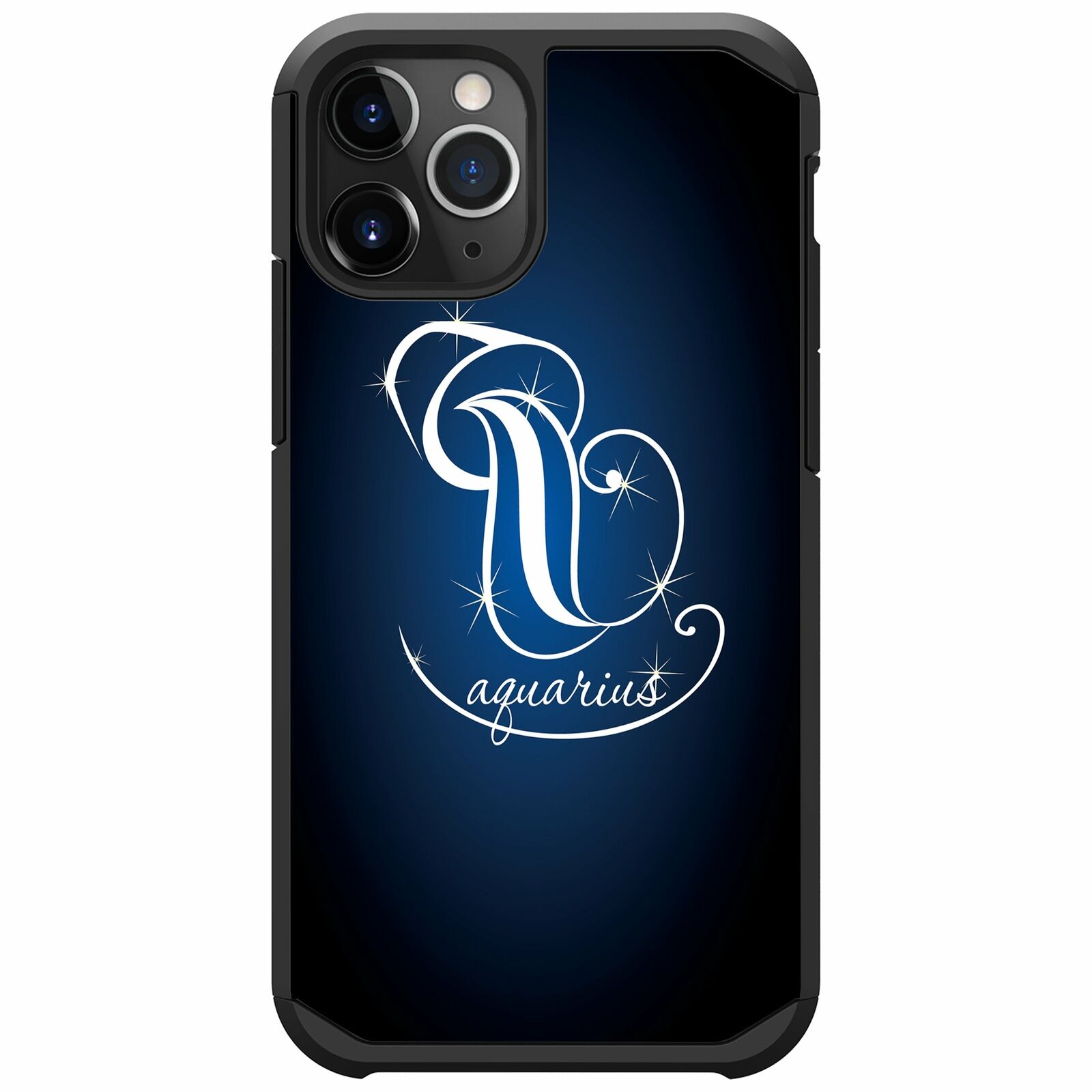 For Apple iPhone 11 PRO MAX (6.5) Slim Protective Dual Layer Case Zodiac iPhone Cases AtlasCase Aquarius 