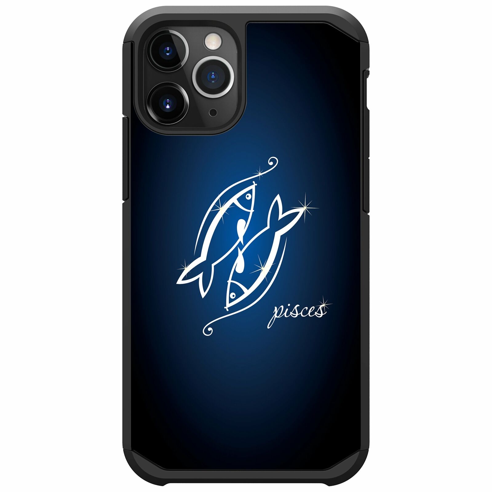 For Apple iPhone 11 PRO MAX (6.5) Slim Protective Dual Layer Case Zodiac iPhone Cases AtlasCase Pisces 