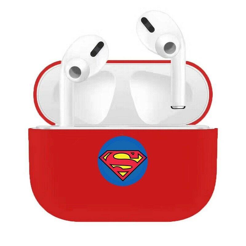 For Apple Pro Wireless Charging Case AirPods 3 Protective Cover Superman Batman Airpods Case AtlasCase Superman 