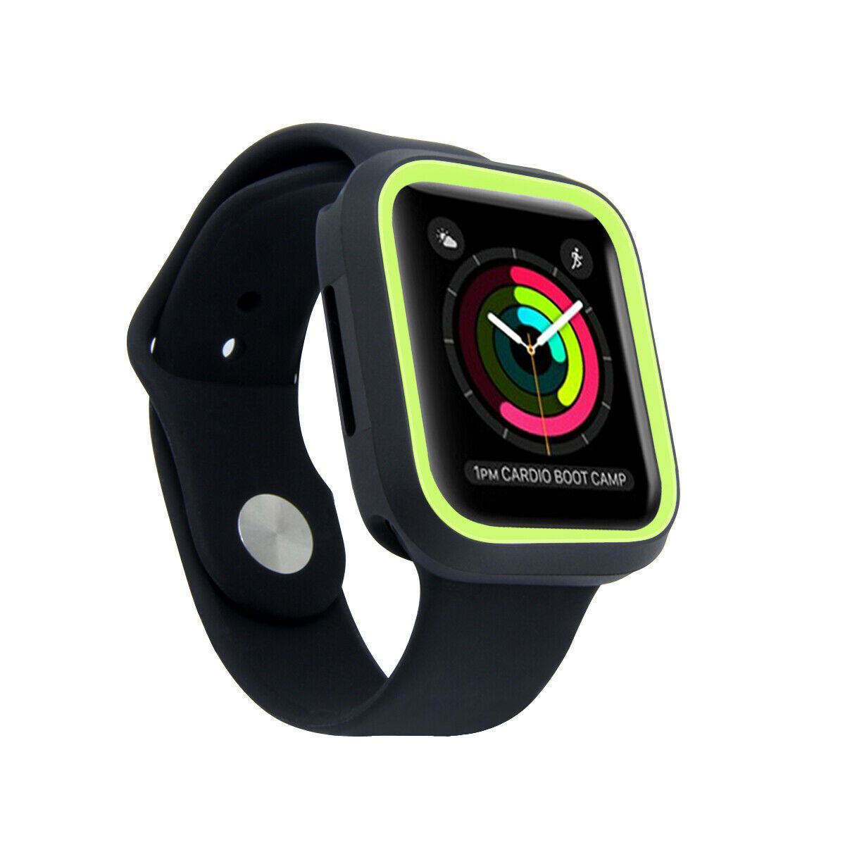 For Apple Watch Series 4 5 TPU Bumper Case+iWatch Screen Protector Cover 40/44mm dooqiwireless 
