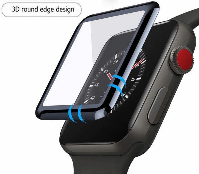 For Apple Watch Series 4 5 TPU Bumper Case+iWatch Screen Protector Cover 40/44mm dooqiwireless 