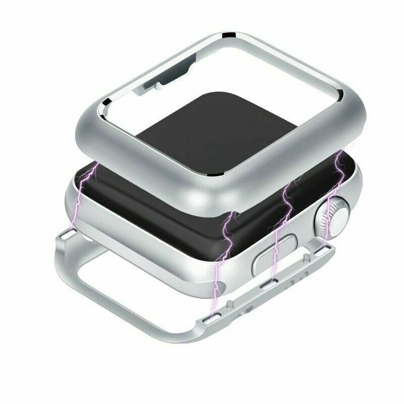 For Apple Watch Series 5/4/3/2/1 Magnetic Metal Case Bumper Cover 38 40 42 44mm strongcase 