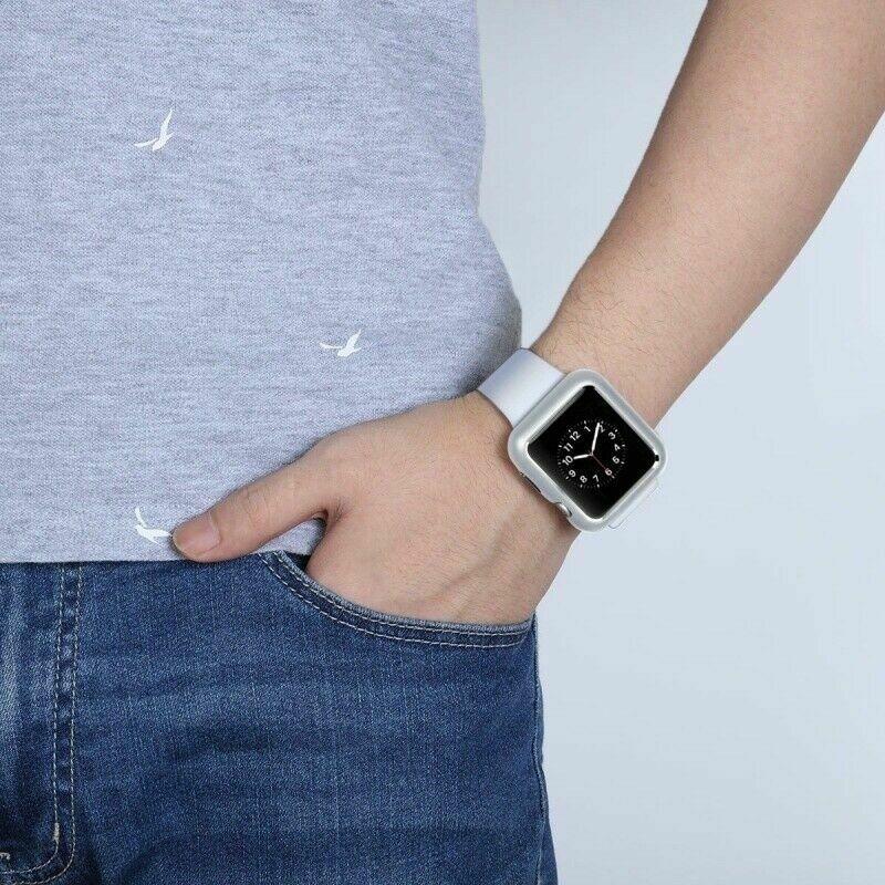 For Apple Watch Series 5/4/3/2/1 Magnetic Metal Case Bumper Cover 38 40 42 44mm strongcase 