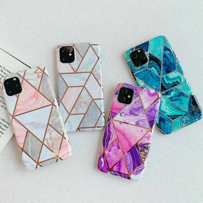 For girls Glitter Marble Case For iphone 11 Pro Max 7 8 Plus XS Max XR SE Cover whatapuritywhatapurity 