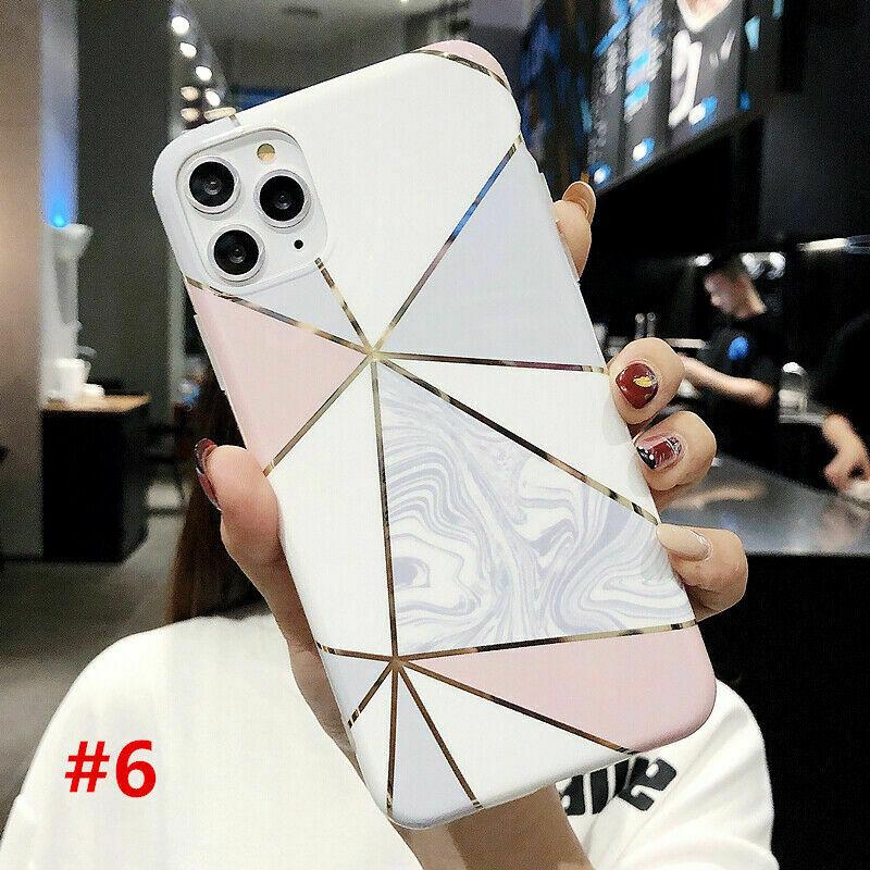 For girls Glitter Marble Case For iphone 11 Pro Max 7 8 Plus XS Max XR SE Cover whatapuritywhatapurity Marble (Grey) For iphone 11 