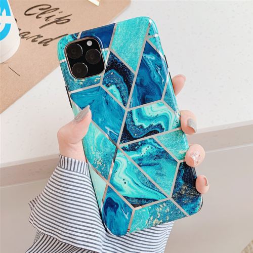 For girls Glitter Marble Case For iphone 11 Pro Max 7 8 Plus XS Max XR SE Cover whatapuritywhatapurity Marble(Blue) For iphone 11 