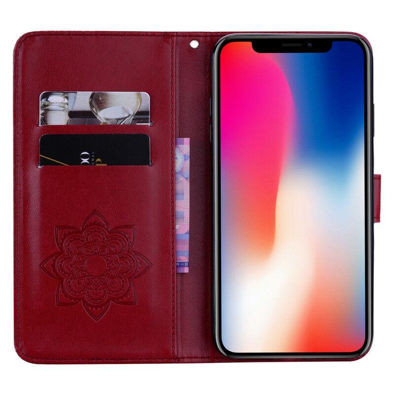 For iPhone 11 Pro 7 8 Plus X XR XS Max Bling Owl Wallet Leather Flip Cover Case runrun-2019runrun-2019 