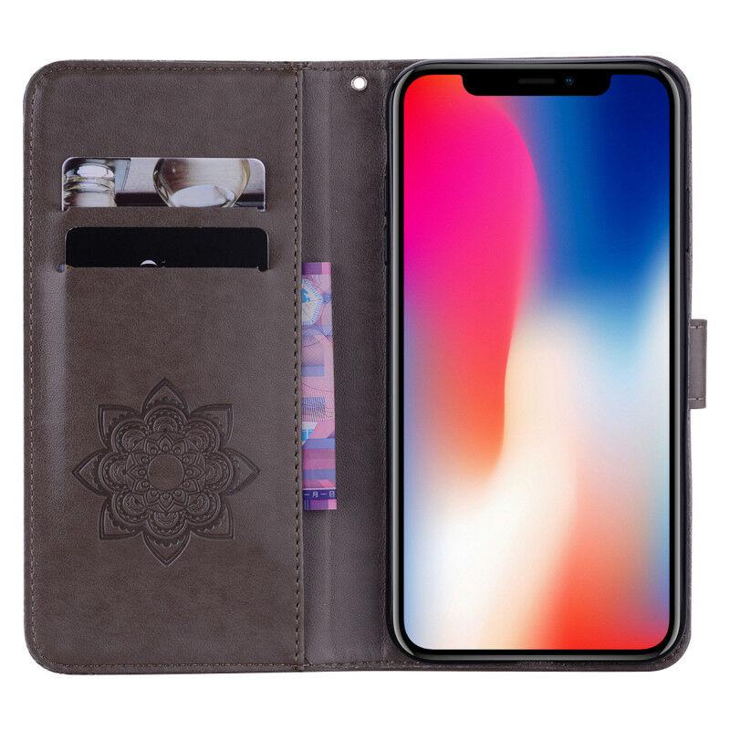 For iPhone 11 Pro 7 8 Plus X XR XS Max Bling Owl Wallet Leather Flip Cover Case runrun-2019runrun-2019 