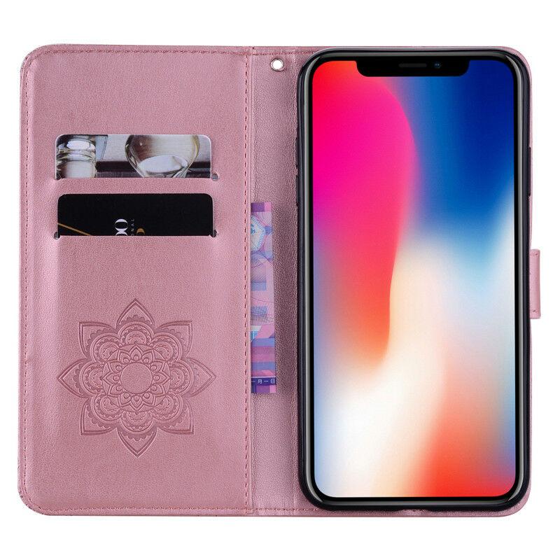 For iPhone 11 Pro 7 8 Plus X XR XS Max Bling Owl Wallet Leather Flip Cover Case runrun-2019runrun-2019 