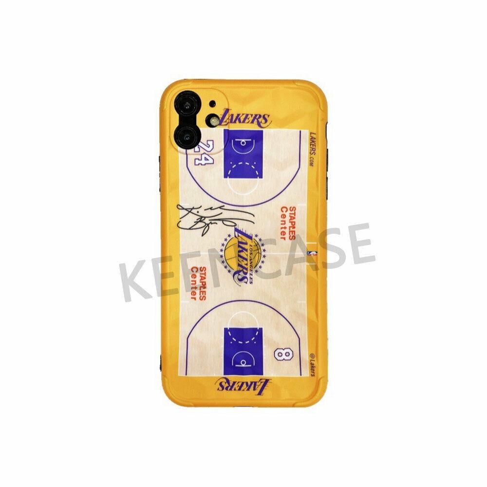 For iPhone 11 Pro Max 7 8 Plus XR Kobe Bryant Lakers Shockproof Phone Case Cover keencase For iPhone 7/8 #2 