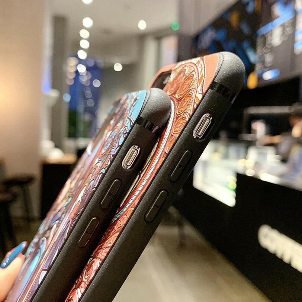 For iPhone 11 Pro Max 7 8 XS XR Marvel Cartoon Superman Phone Case Cover iPhone Cases AtlasCase 
