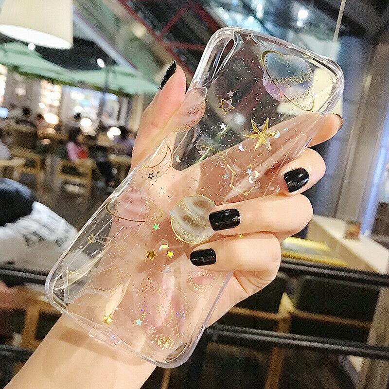 For Iphone 11 Pro Max 8 Plus 7 XS Max XR Cute Bling Glitter Girls Women Case Cover casedeal2000 
