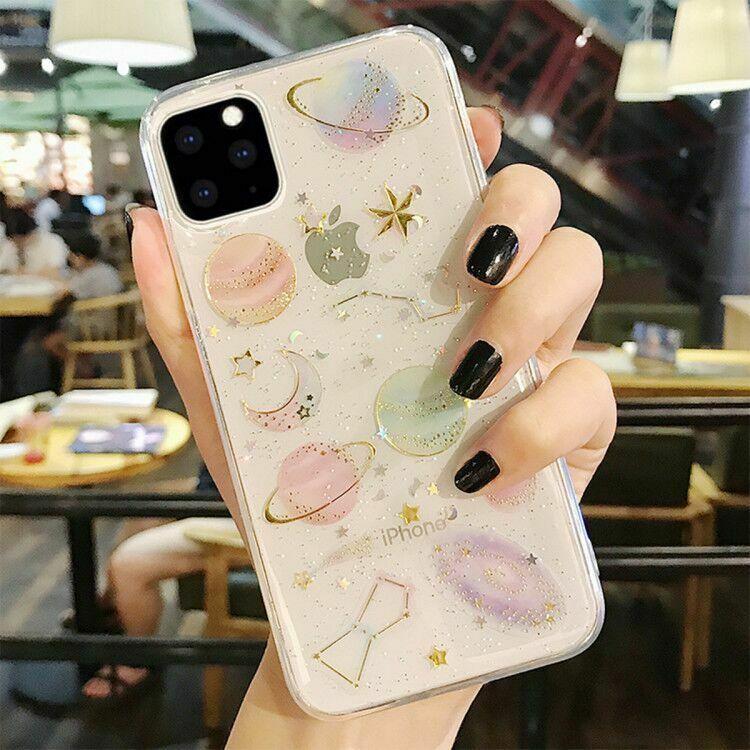 For Iphone 11 Pro Max 8 Plus 7 XS Max XR Cute Bling Glitter Girls Women Case Cover casedeal2000 