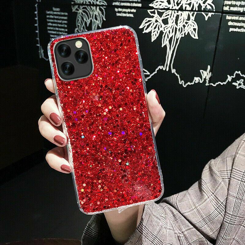 For Iphone 11 Pro Max 8 Plus 7 XS Max XR Cute Bling Glitter Girls Women Case Cover casedeal2000 