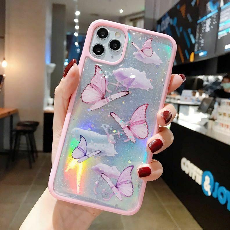 For Iphone 11 Pro Max 8 Plus 7 XS Max XR Cute Bling Glitter Girls Women Case Cover casedeal2000 