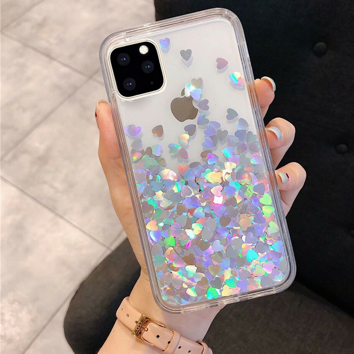 For Iphone 11 Pro Max 8 Plus 7 XS Max XR Cute Bling Glitter Girls Women Case Cover casedeal2000 