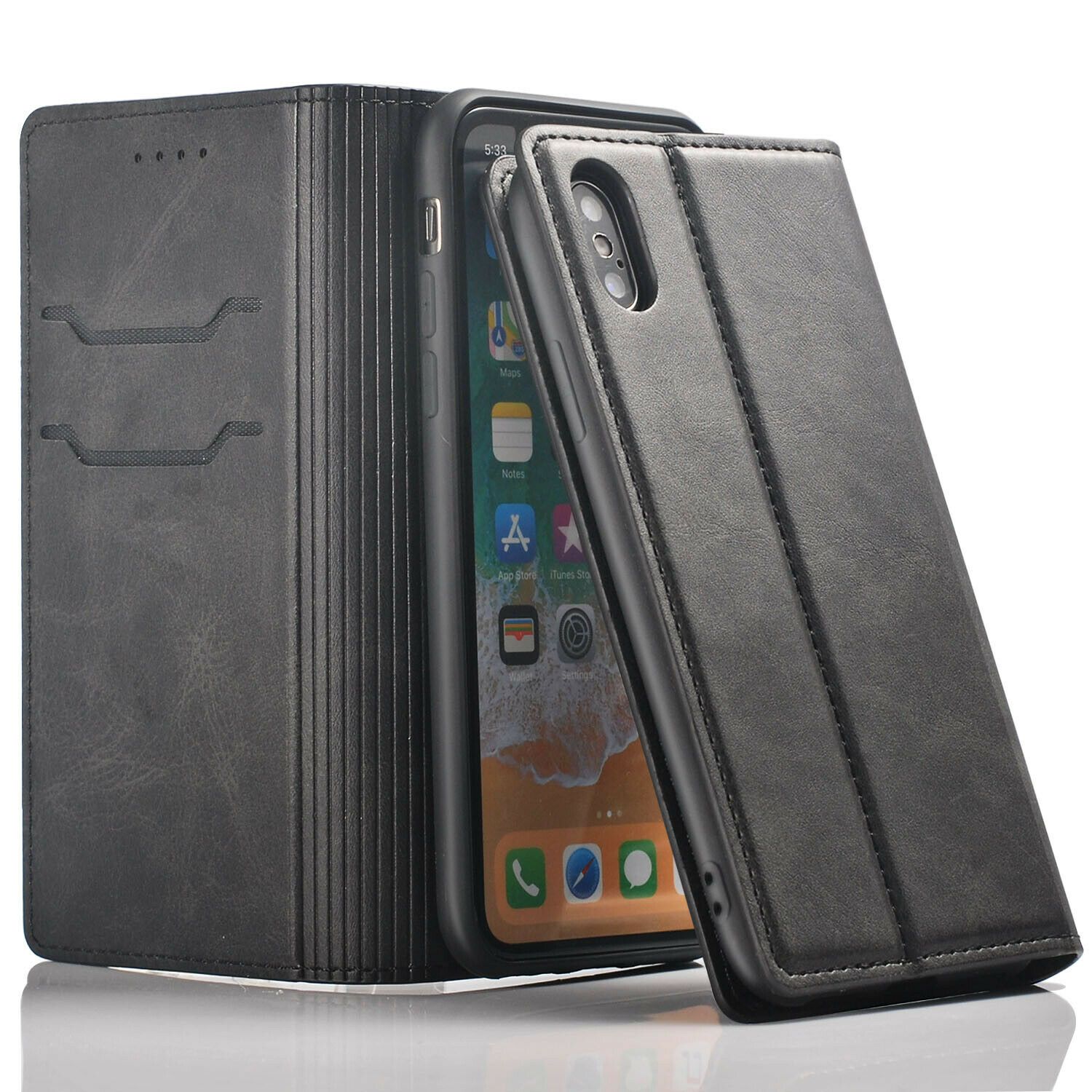 For iPhone 11 Pro XS MAX/ XR X 6 7 8 Plus Wallet Leather Case Card Holder Cover hotgadgetbayhotgadgetbay 