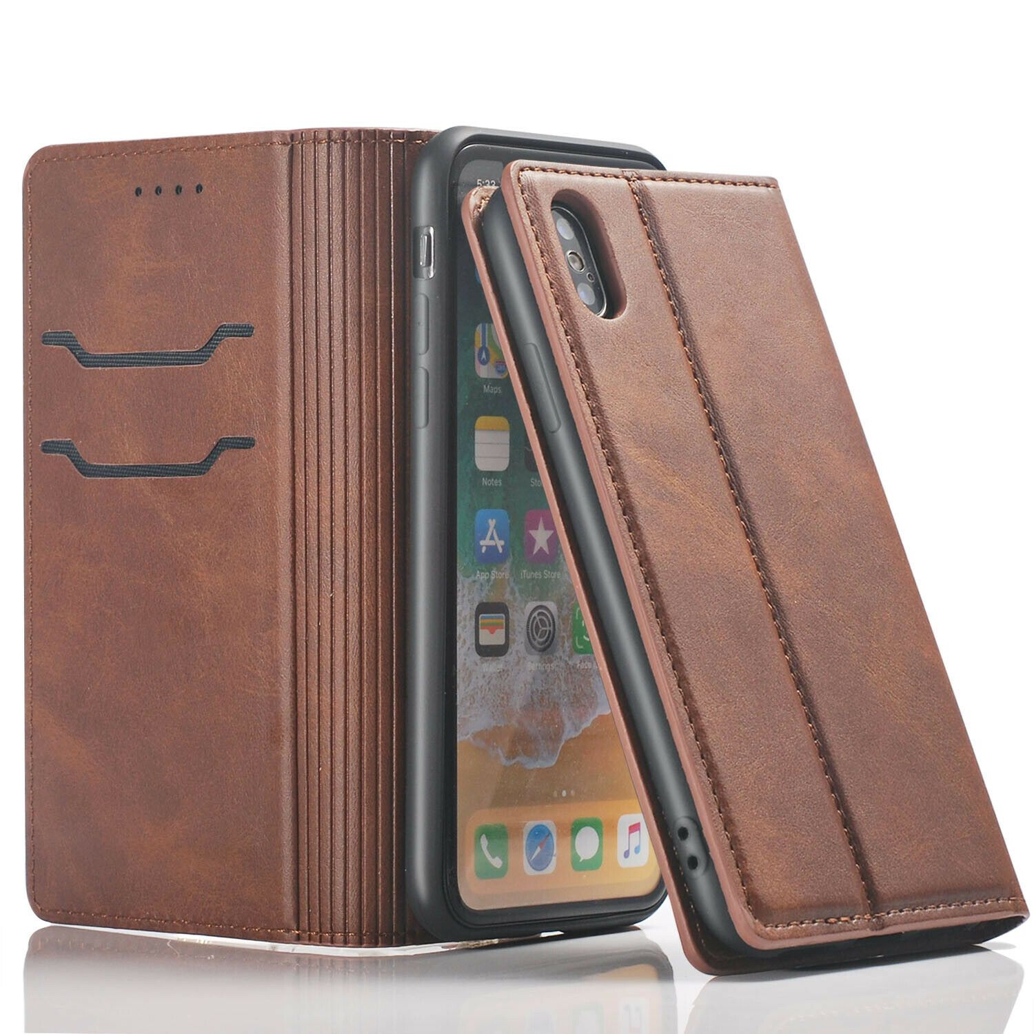 For iPhone 11 Pro XS MAX/ XR X 6 7 8 Plus Wallet Leather Case Card Holder Cover hotgadgetbayhotgadgetbay 