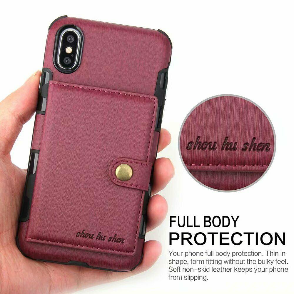 For iPhone 11 Pro XS MAX/ XR X 6 7 8 Plus Wallet Leather Case Card Holder Cover hotgadgetbayhotgadgetbay 